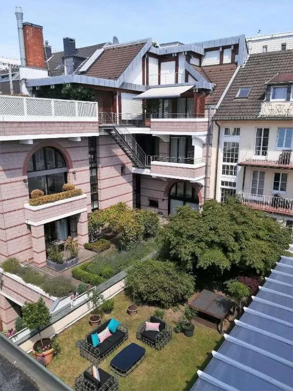 Garden view in Carlstadt Suites Düsseldorf