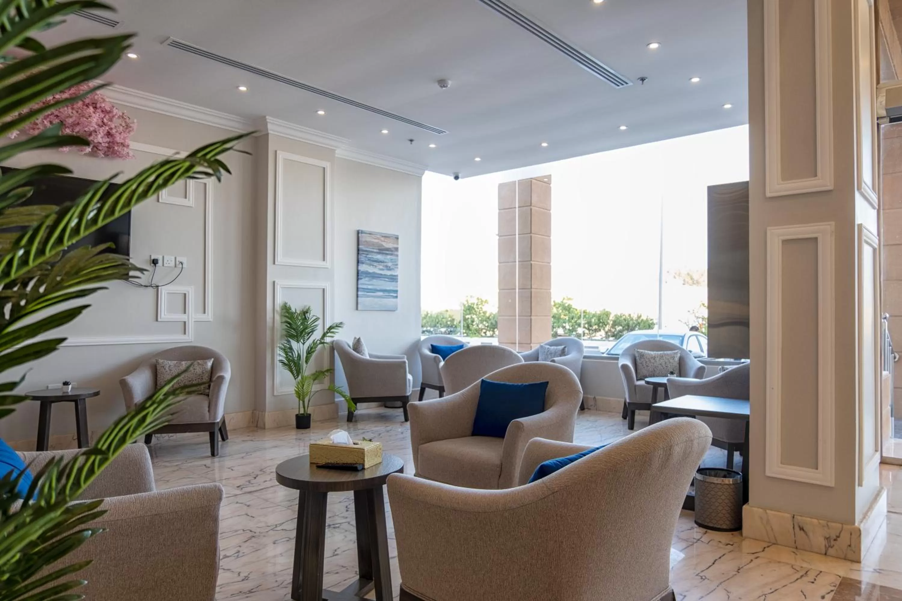 Lobby or reception in Karem Residence - كارم راس تنورة