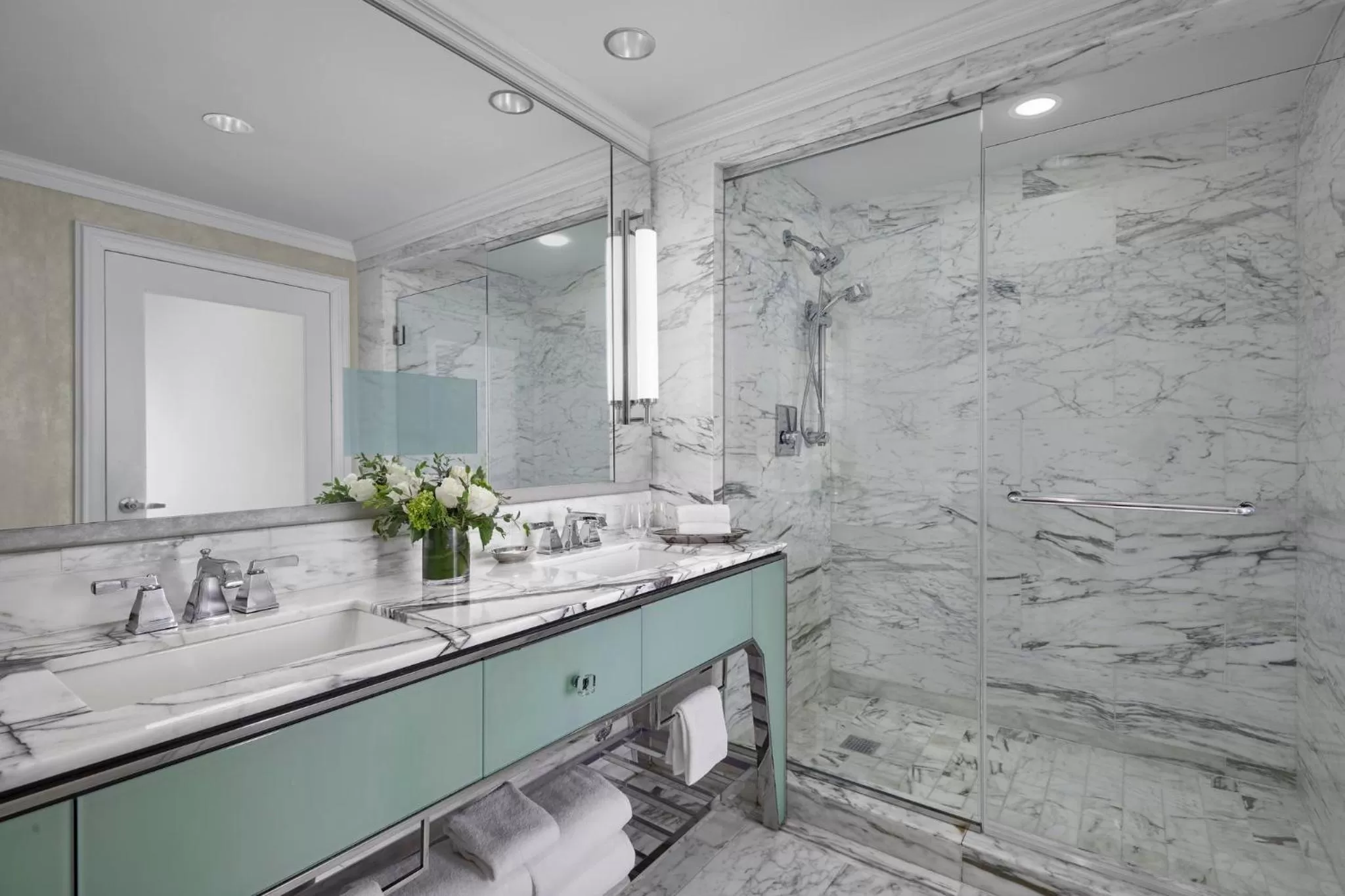 Bathroom in Loews Regency New York Hotel