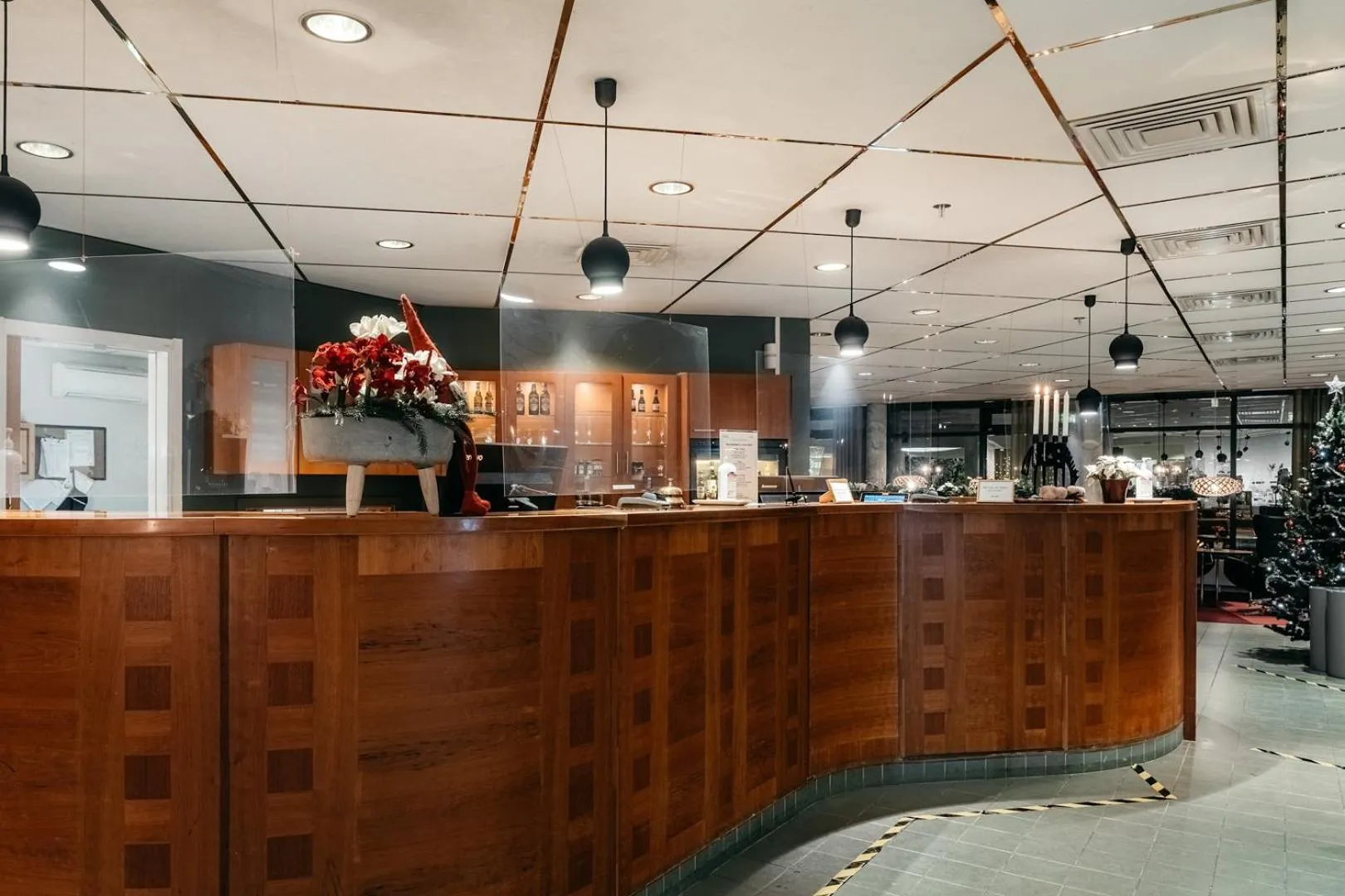 Lobby or reception in Hotell Björken