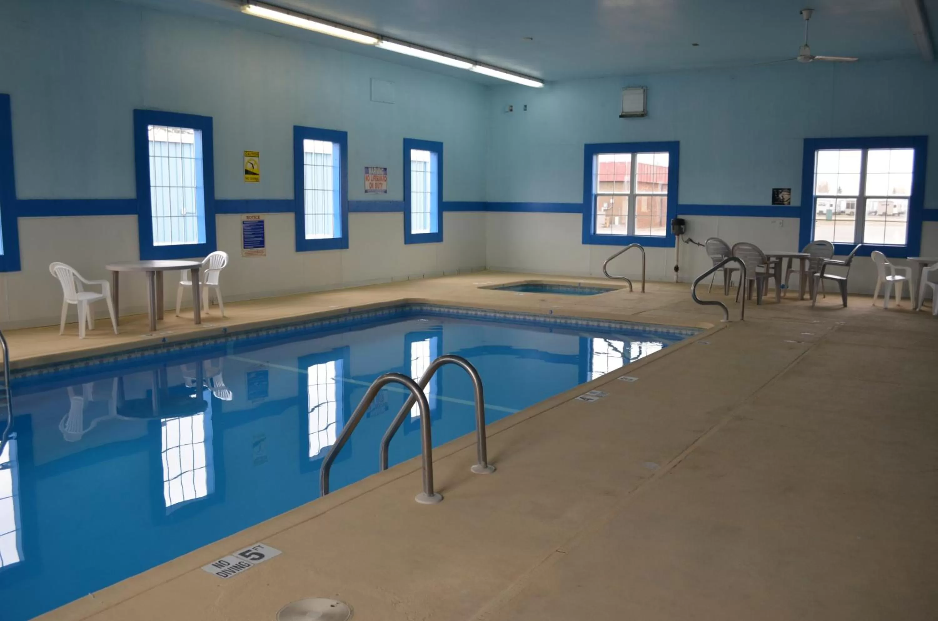 Swimming pool in Super 8 by Wyndham Devils Lake