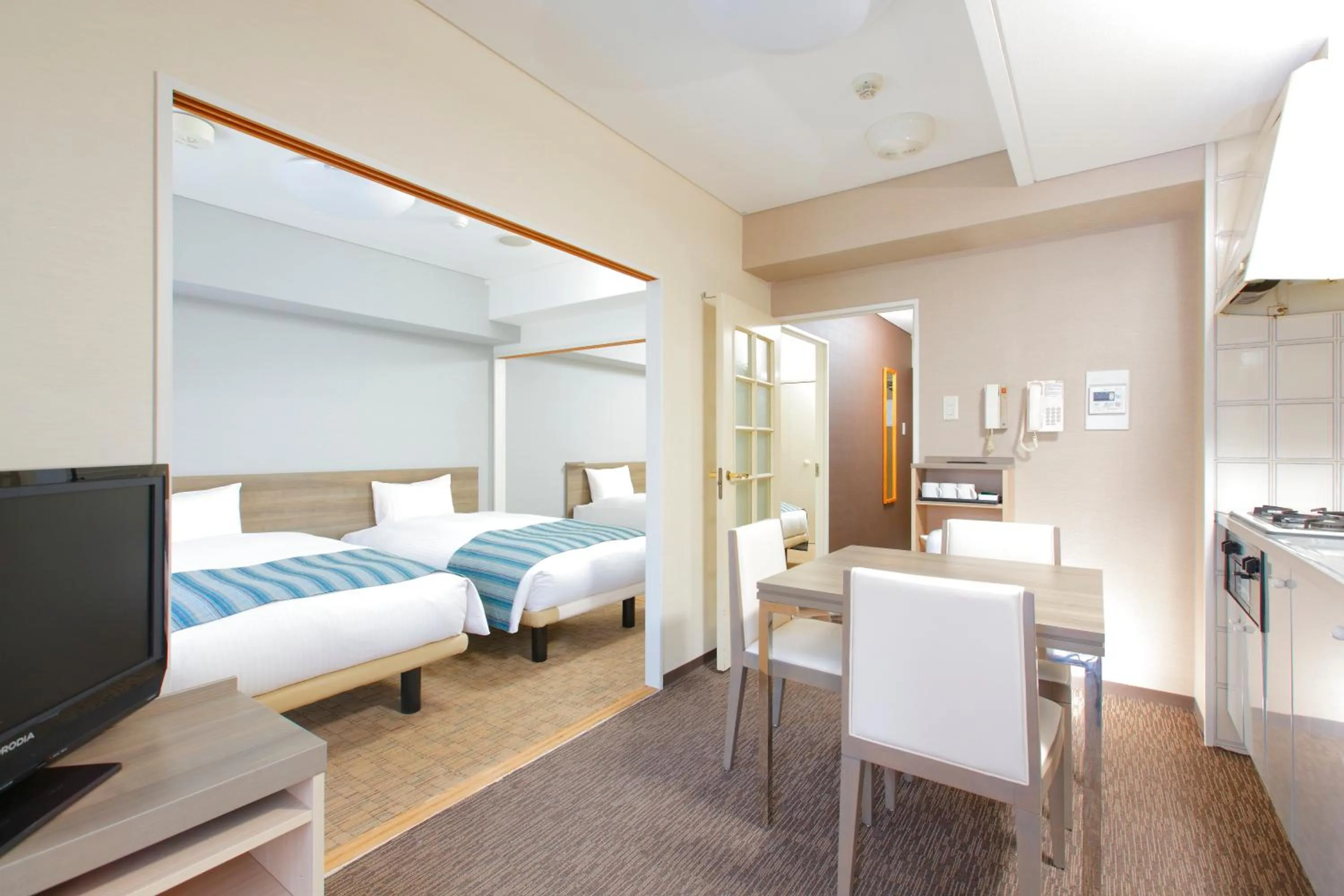 Photo of the whole room, Bed in HOTEL MYSTAYS Otemae