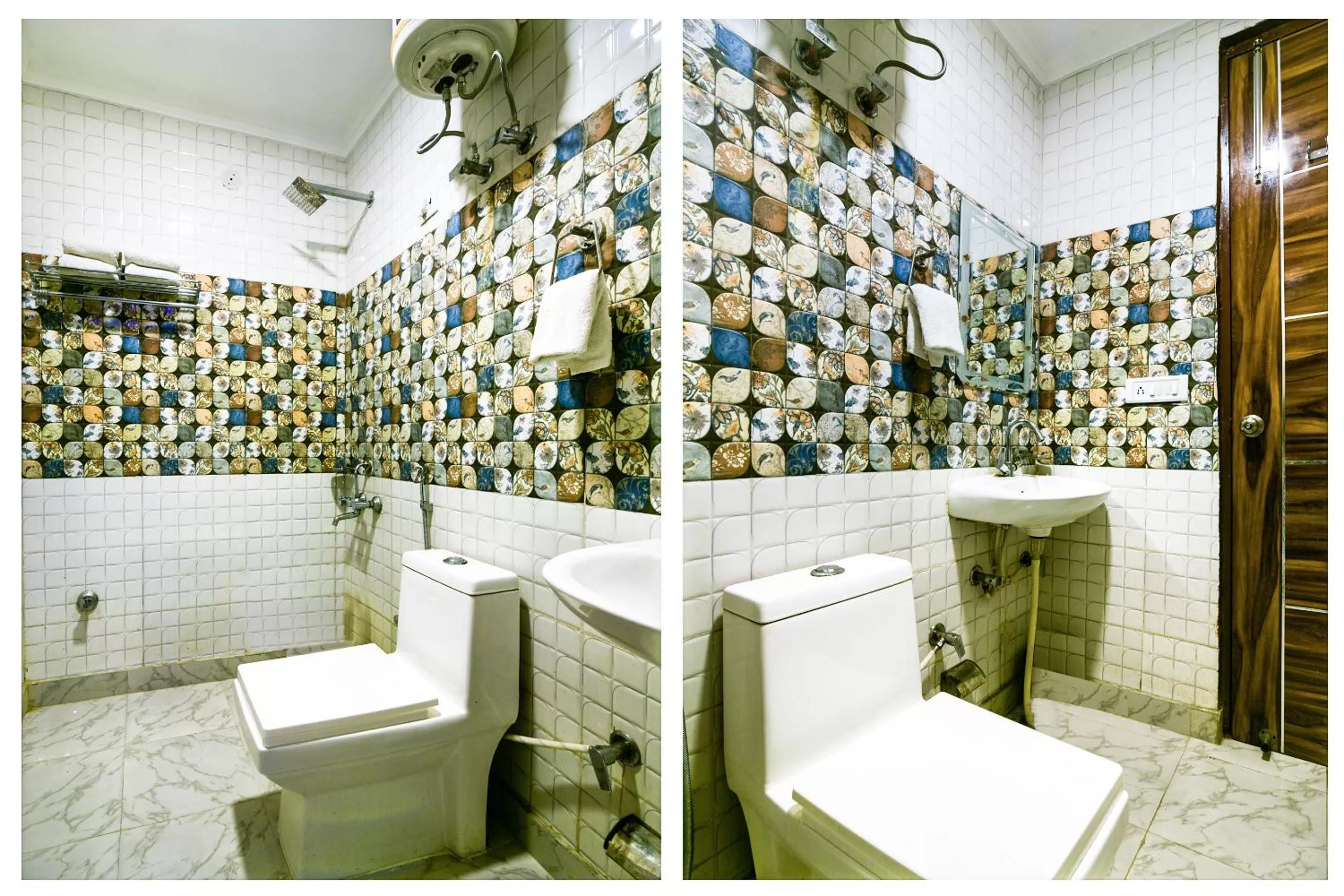 Bathroom in Hotel Pearl - Mahipalpur Delhi Airport