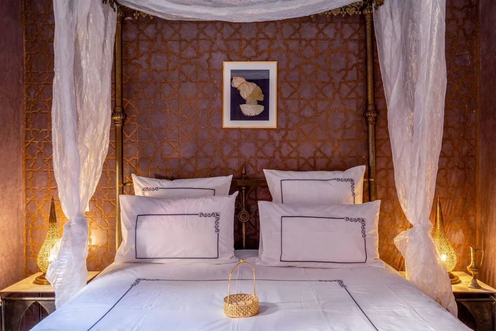 Bed in Riad Rêves D'orient & Spa