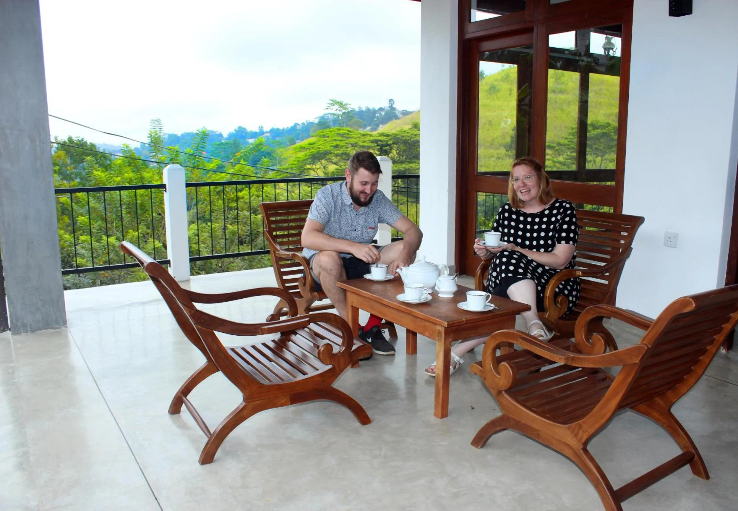 group of guests in Hanthana House