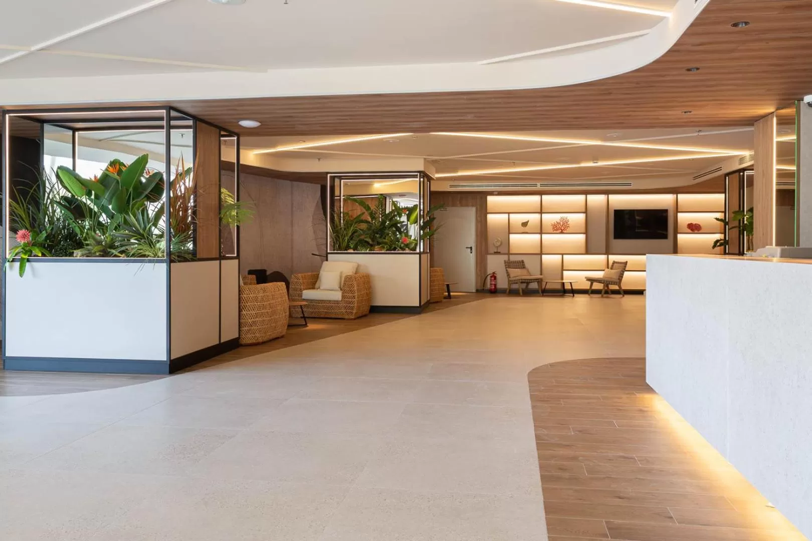 Lobby or reception in Hotel Primavera Park