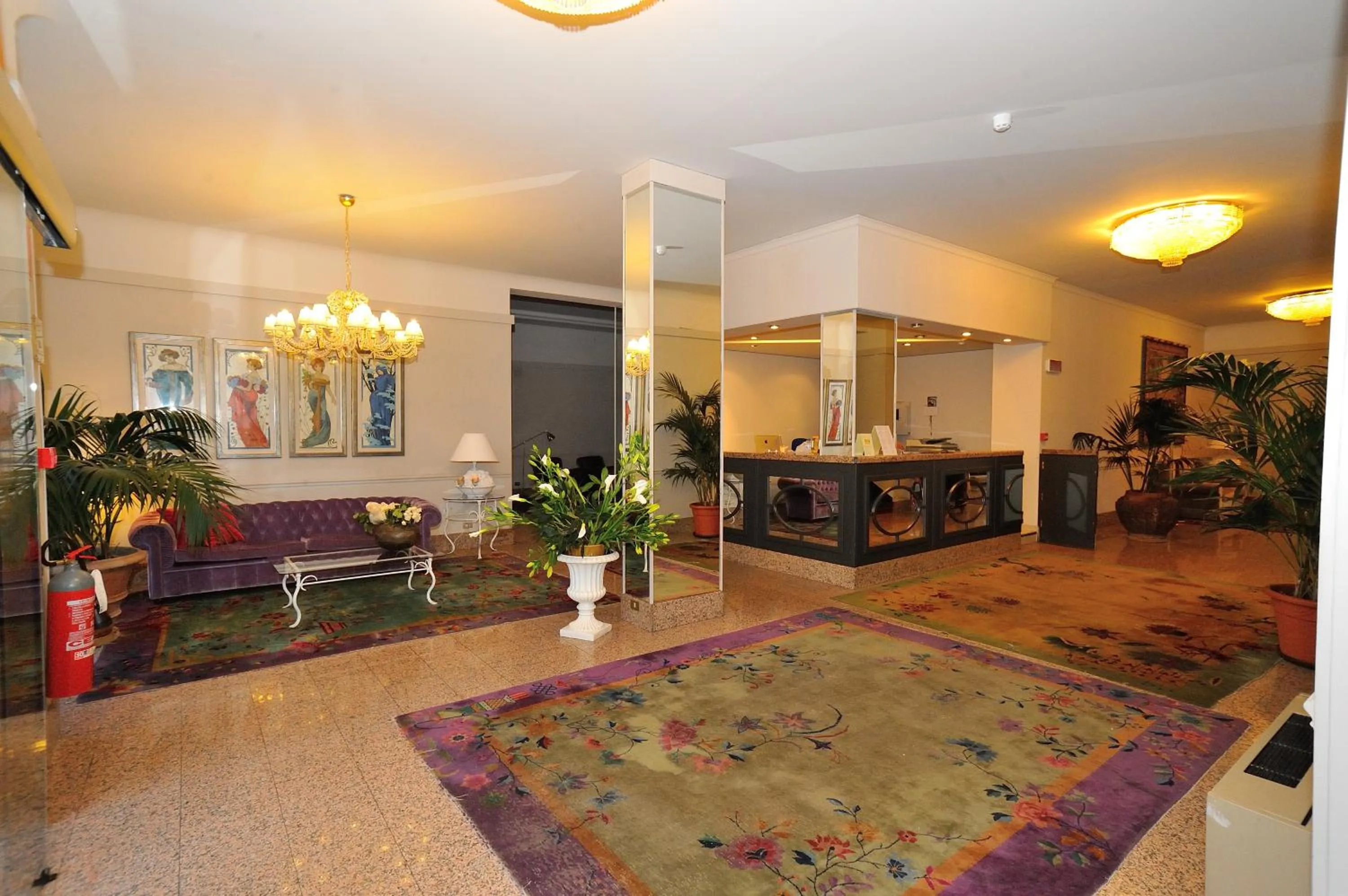 Lobby or reception in Grand Hotel Tettuccio
