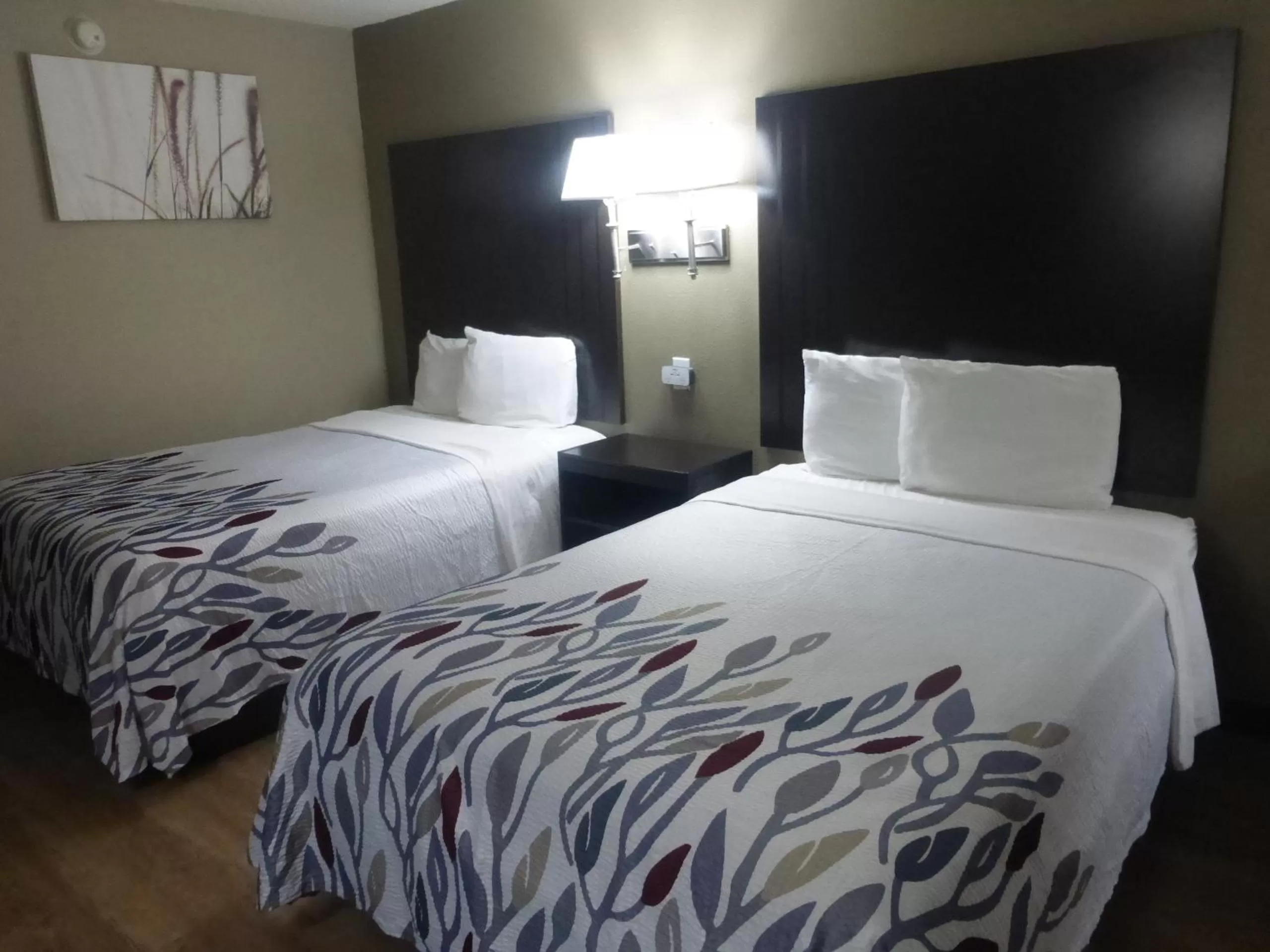 Superior Room with Two Double Beds Disability Access Roll-In Shower Non-Smoking in Red Roof Inn Atlanta Airport NE Conley