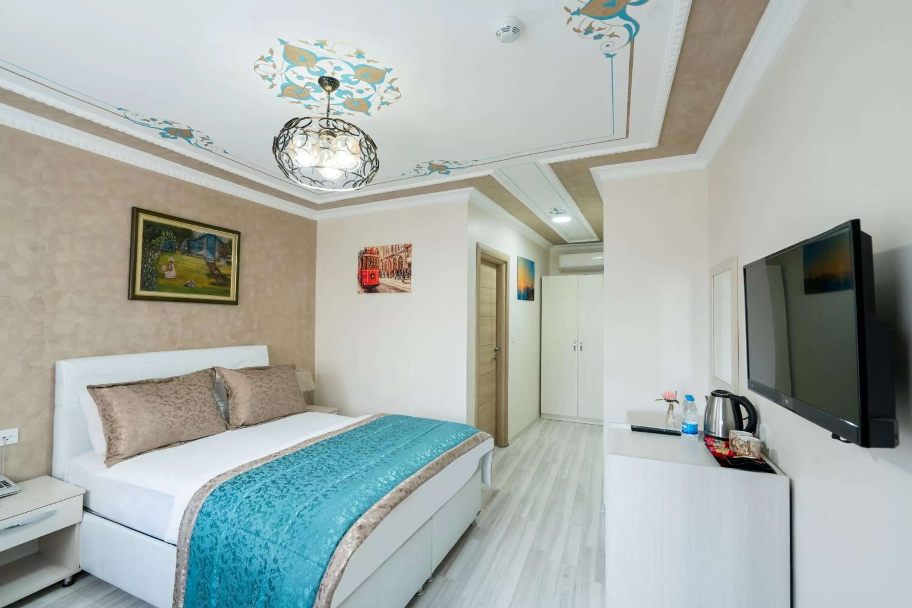 Decorative detail, Bed in ATAM HOTEL