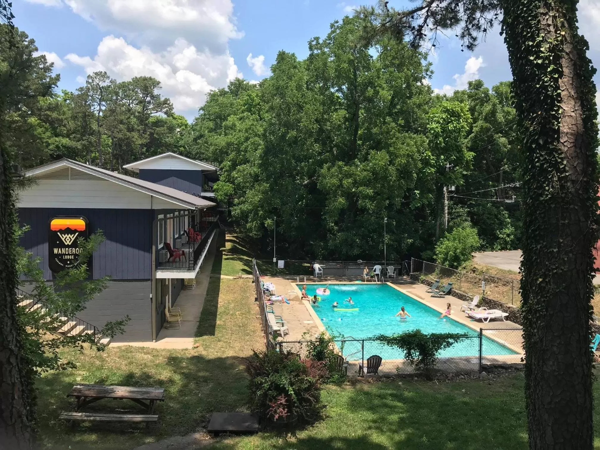 Swimming Pool in The Wanderoo Lodge