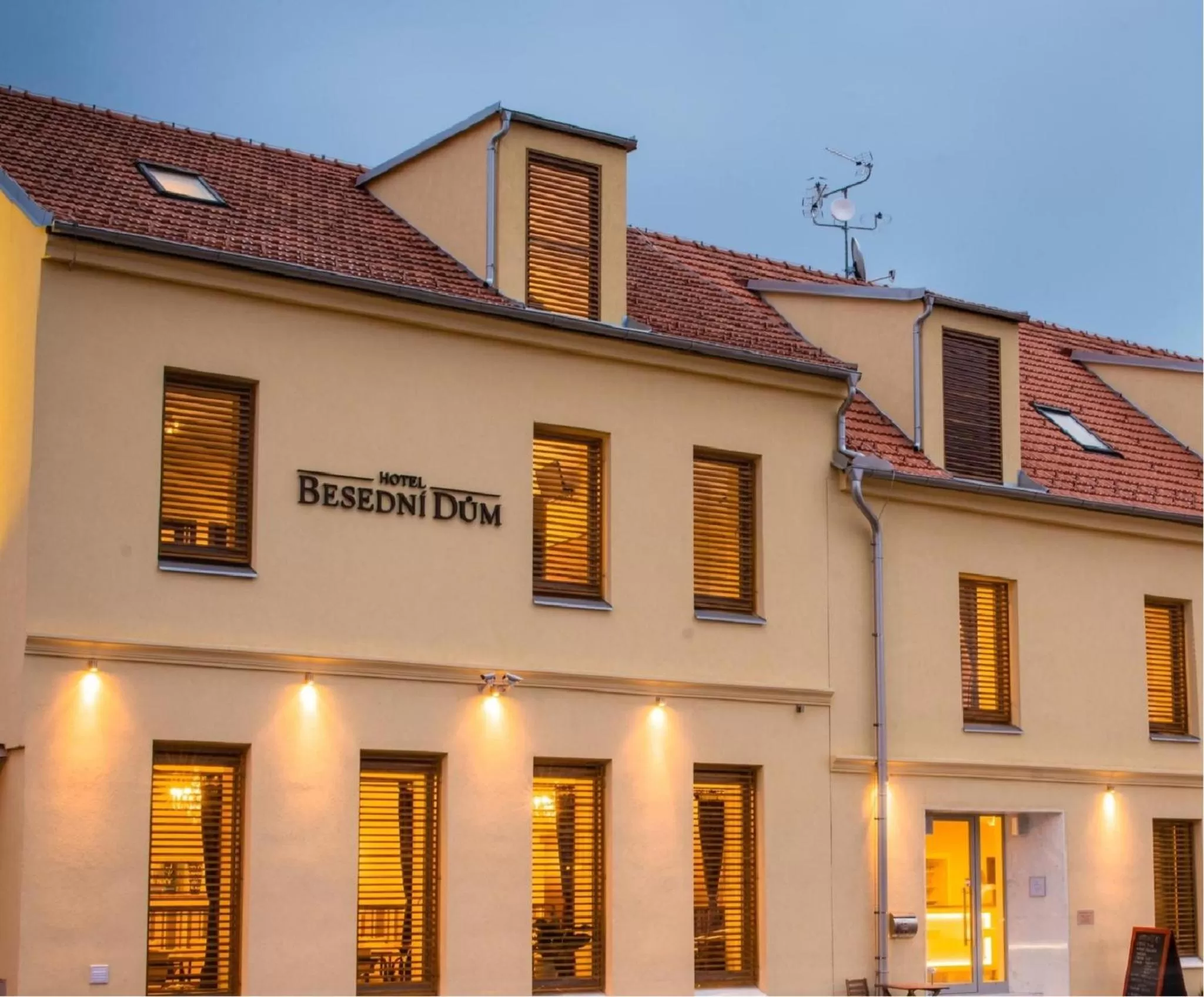 Facade/entrance in Wine & Wellness hotel Besední dům