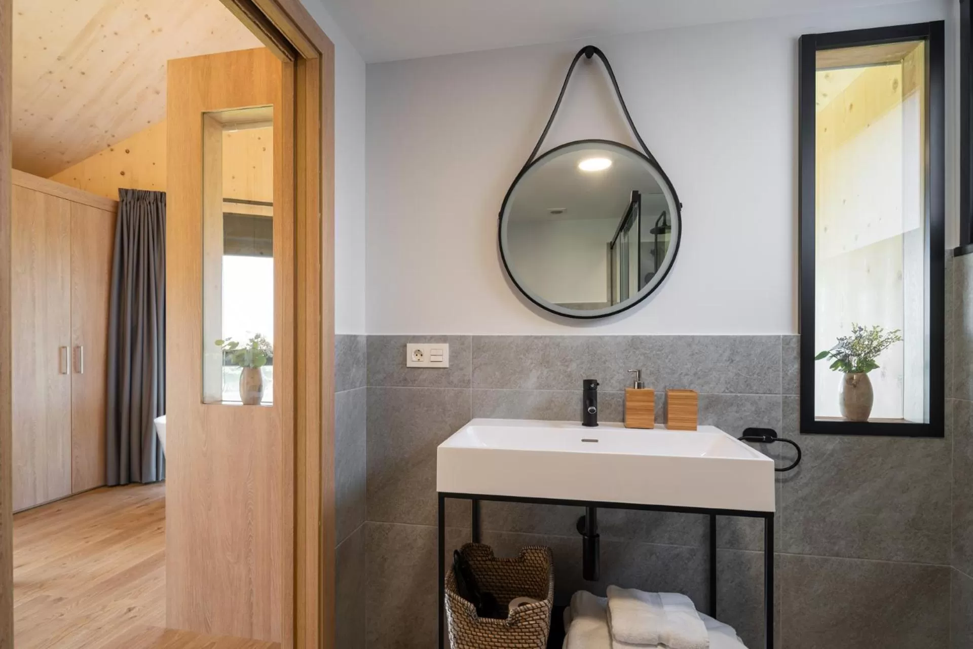 Bathroom in Cabañas de Canide