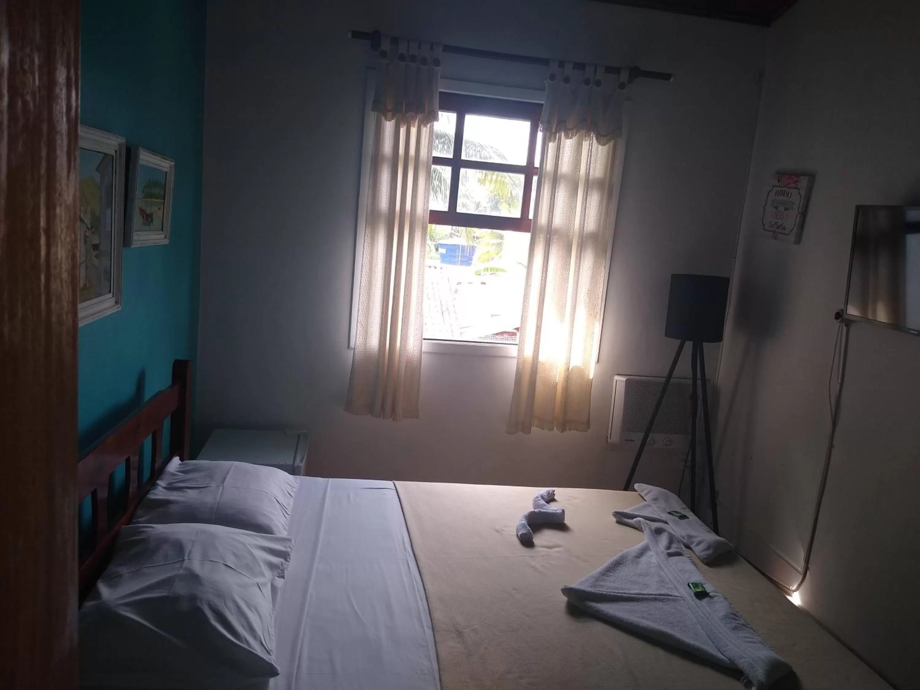 Bed in Pousada Beluga