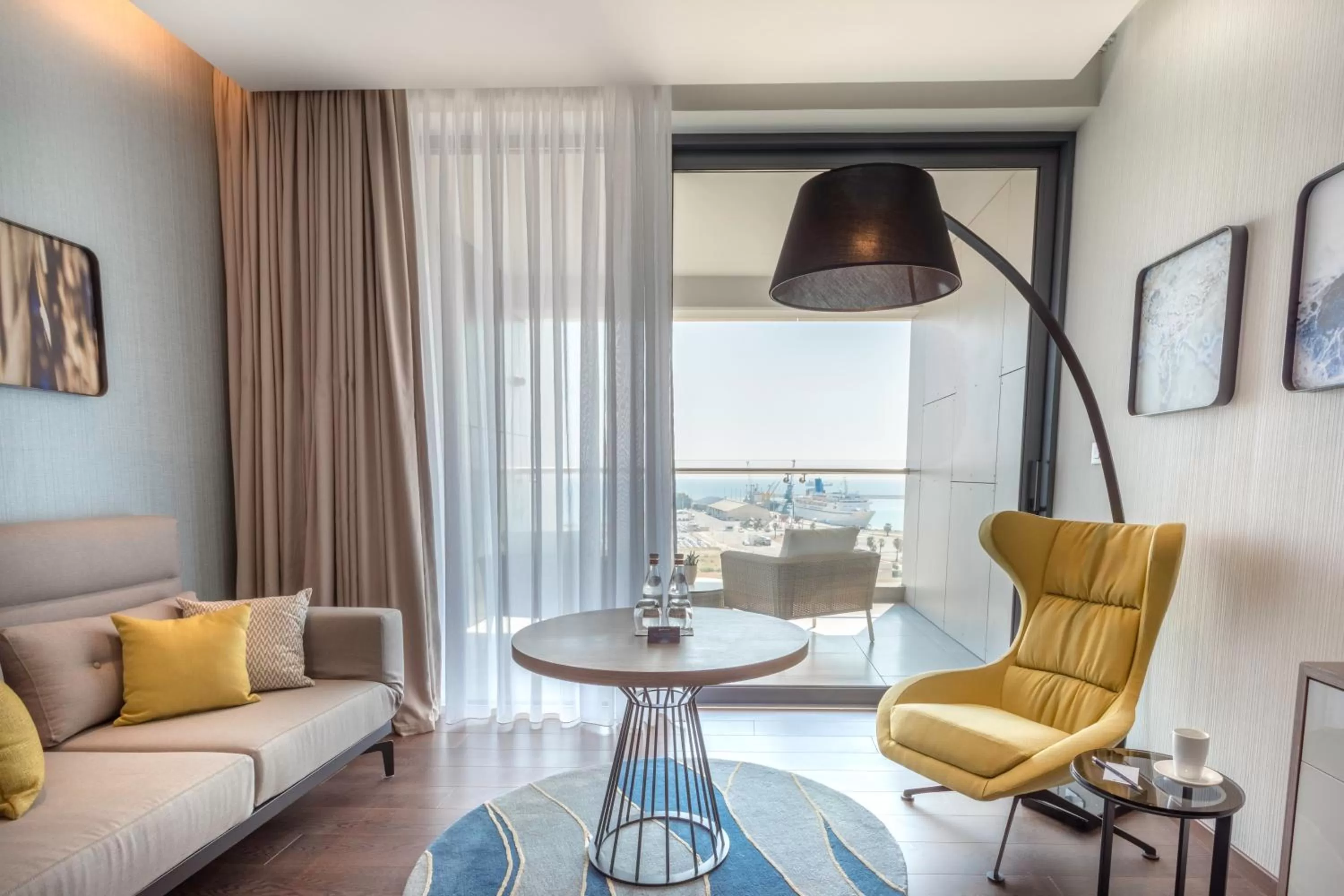 Seating area in Radisson Blu Hotel, Larnaca