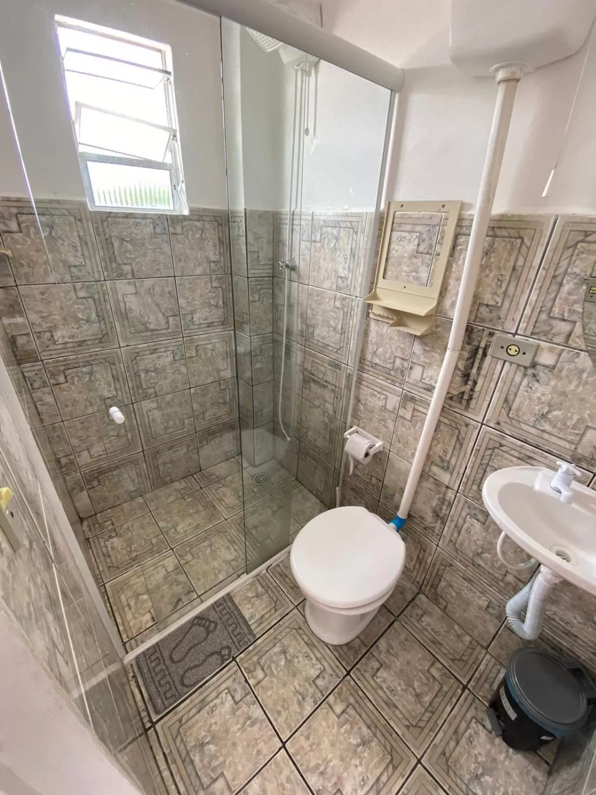 Bathroom in Pousada Canoas