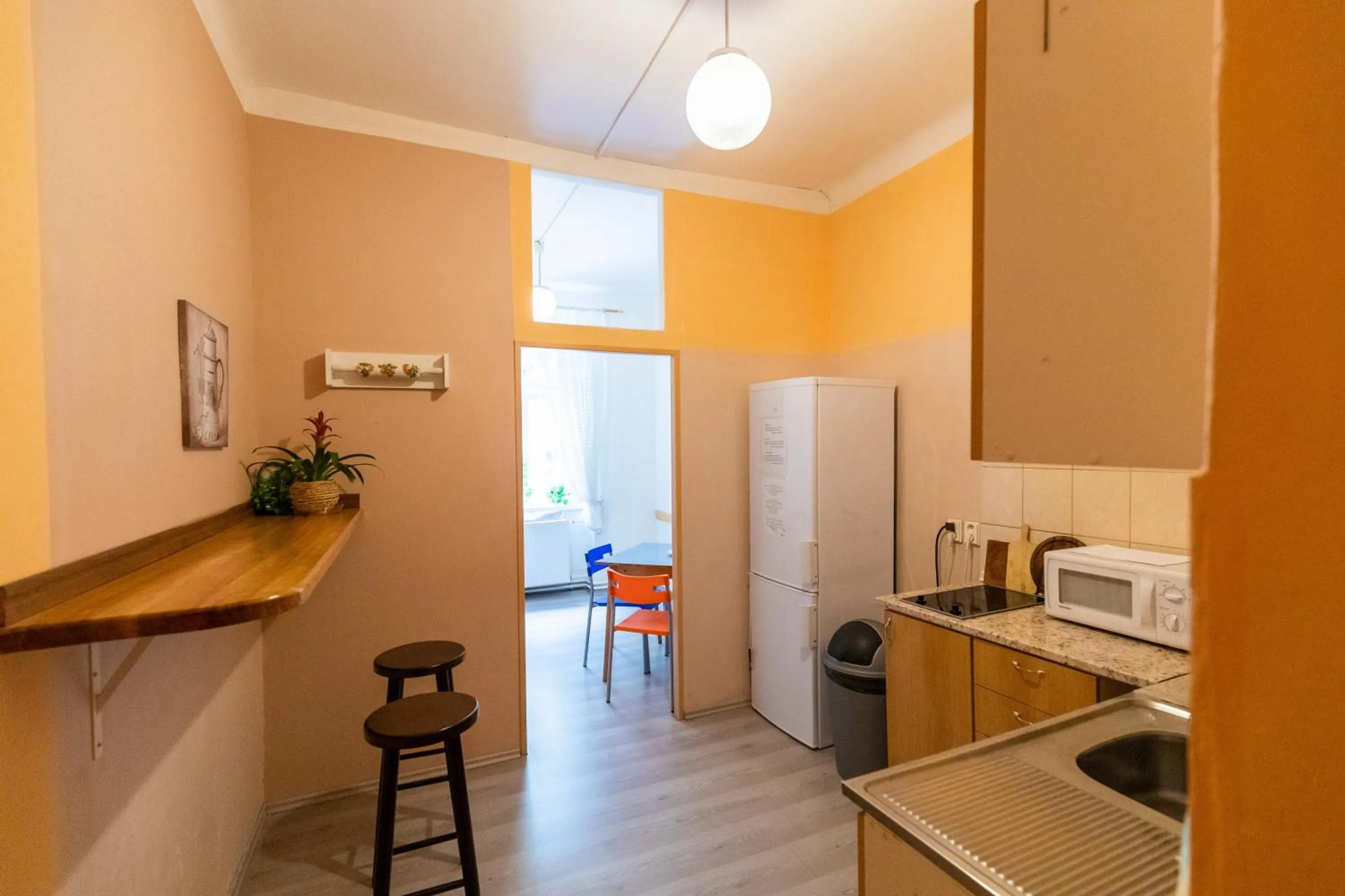 Communal kitchen in Hostel Dakura