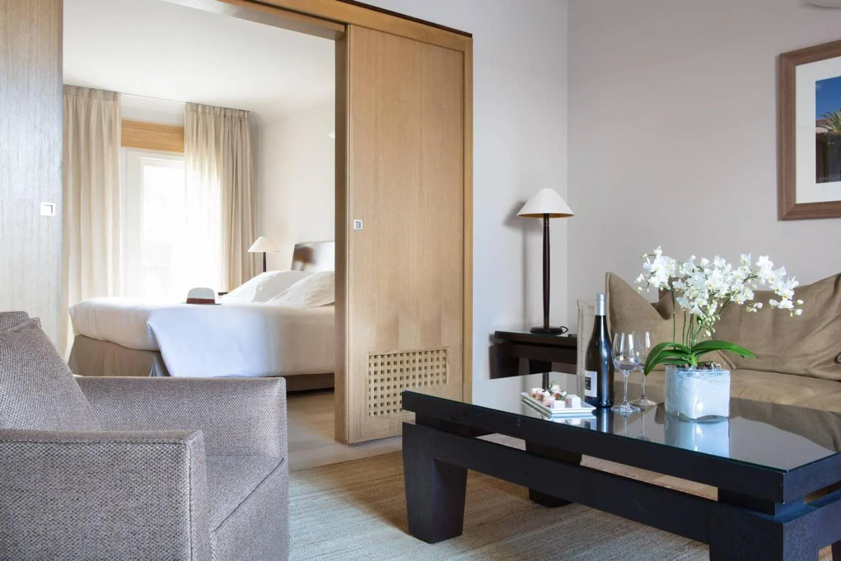 Photo of the whole room, Bed in La Villa Calvi