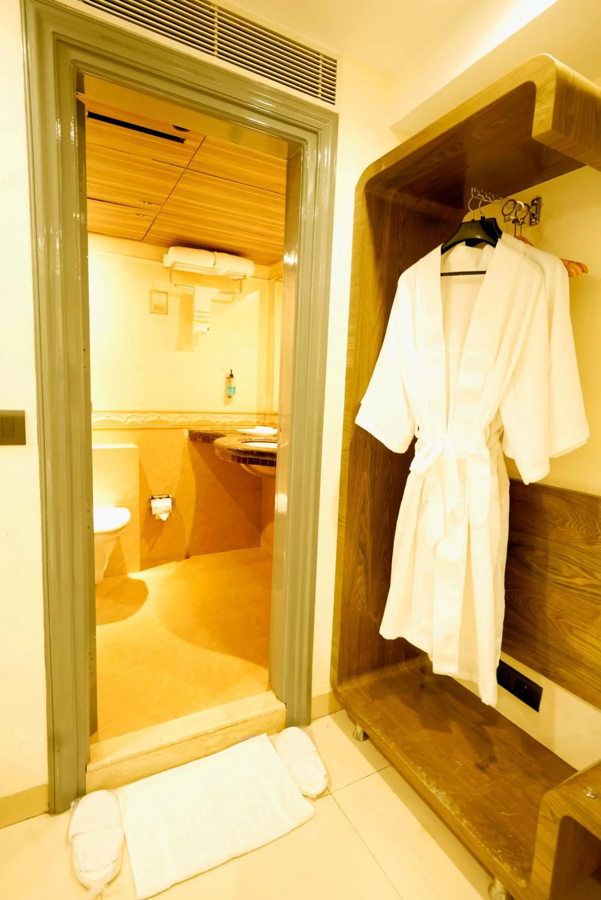 Bathroom in THE SINGH EMPIRE,New Delhi City Centre