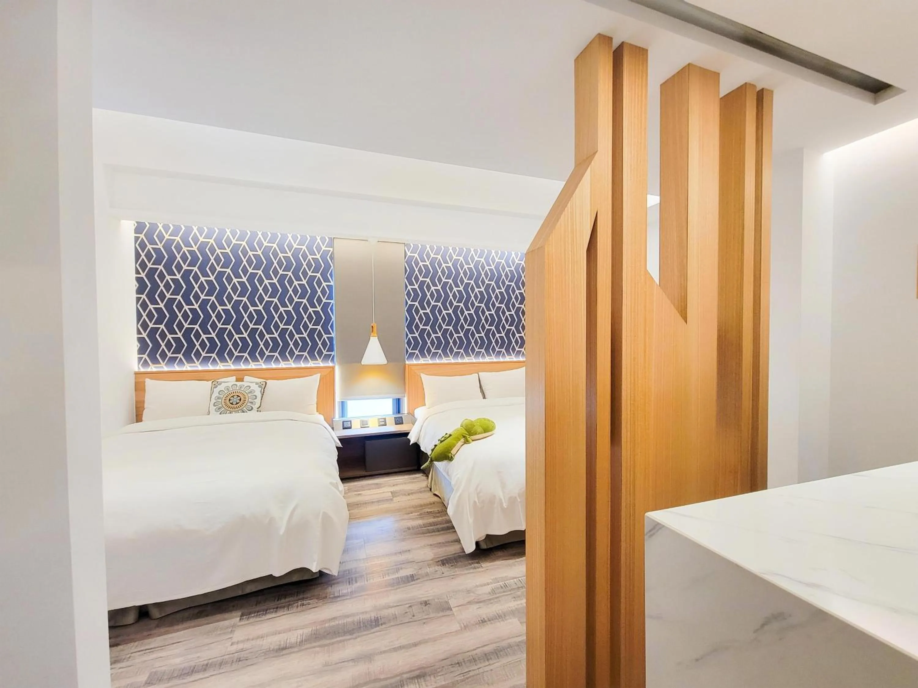 Photo of the whole room, Bed in CHECK inn Taichung Zhongshan