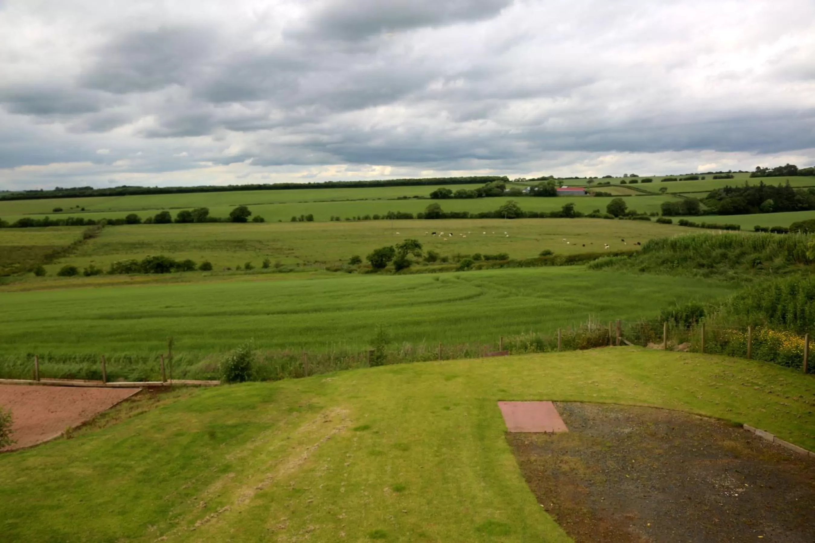 Garden view in Crofthead Farm House