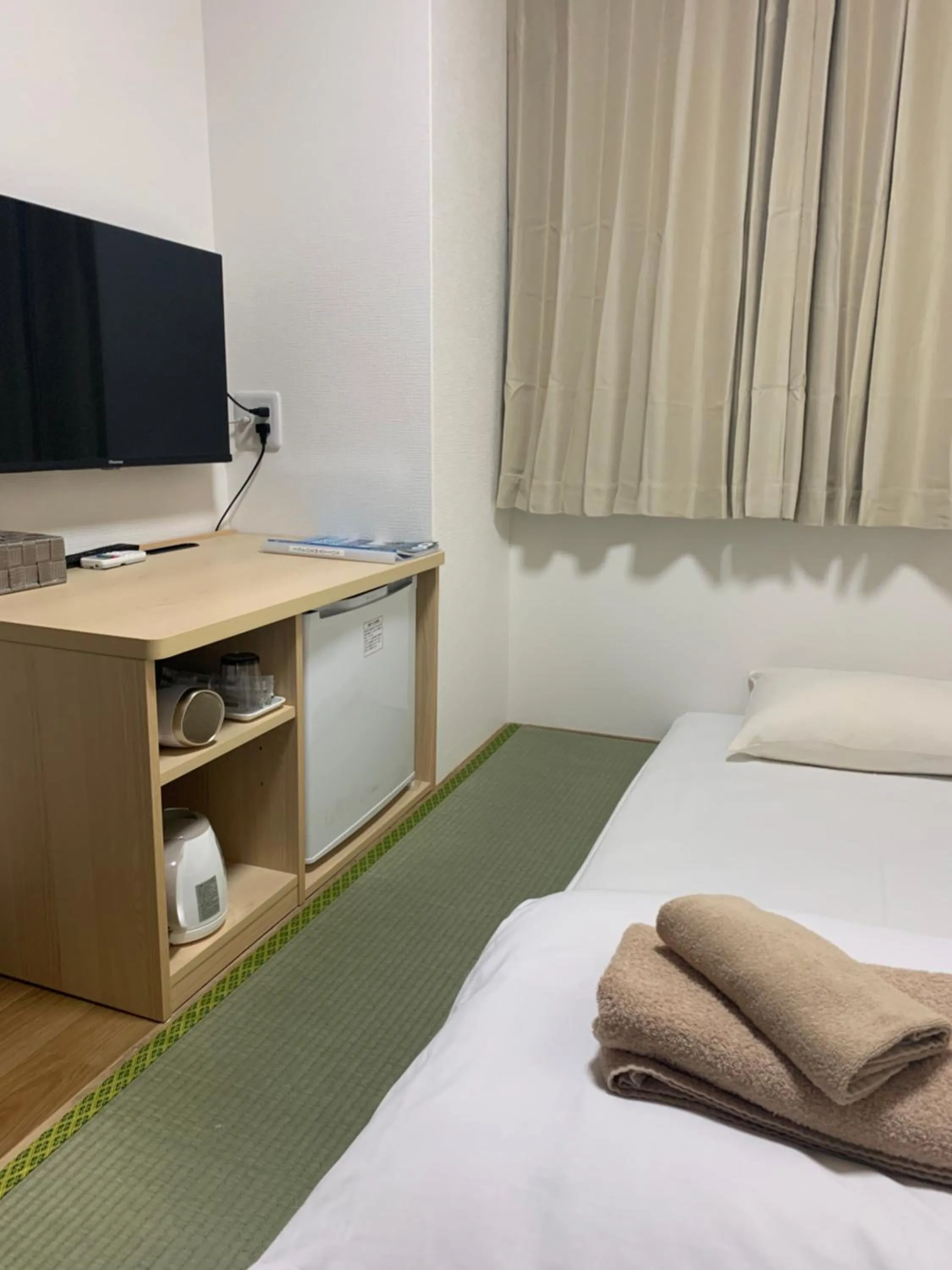 Bed in Hotel Shin-Imamiya