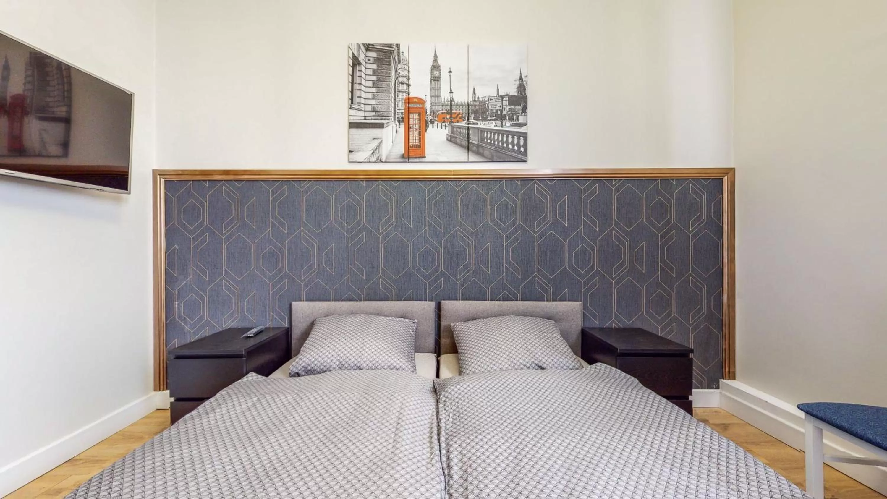 Bed in City Place Noclegi