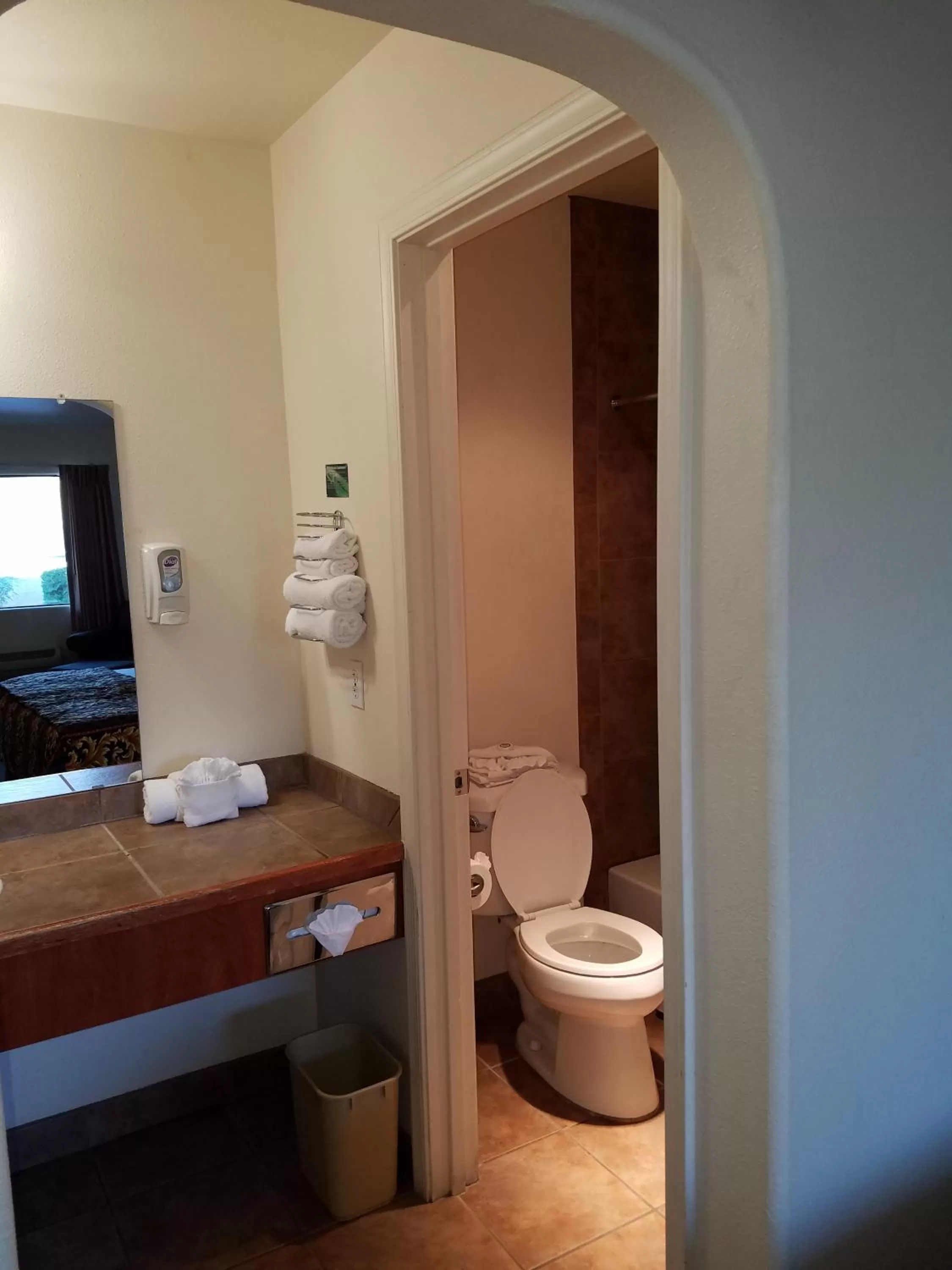 Toilet in Premier Inns Tolleson