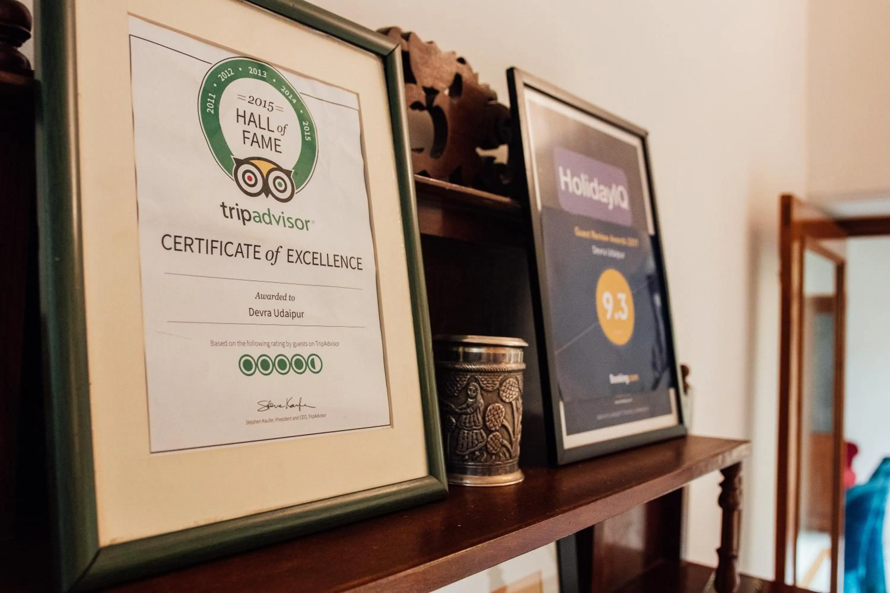 Certificate/Award in Devra Udaipur