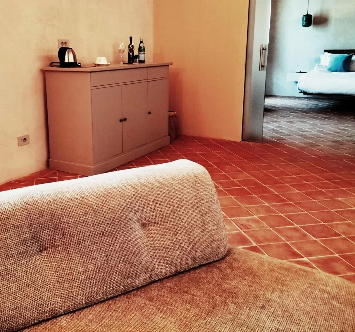 Coffee/tea facilities, Bed in Badia Giulia Prestigious Historical B&B