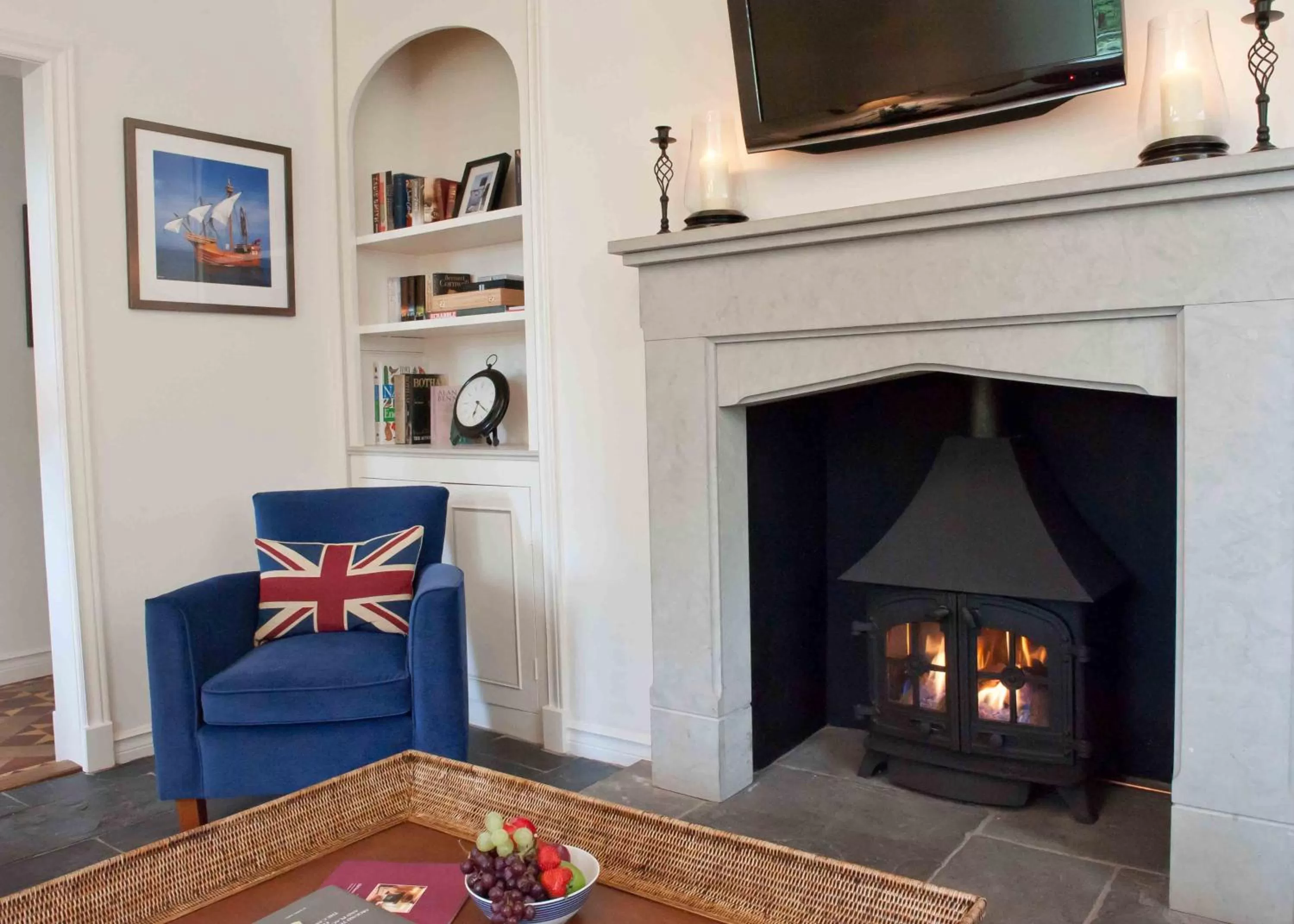 Decorative detail, Seating Area in Cary Arms & Spa