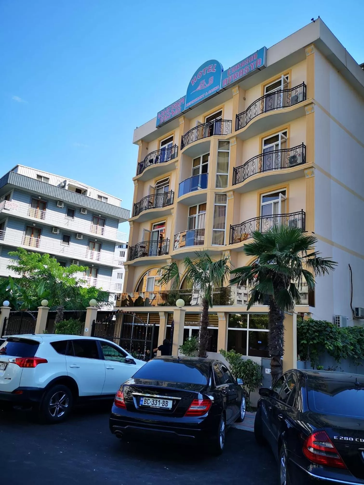 Property building in Hotel Eurasia