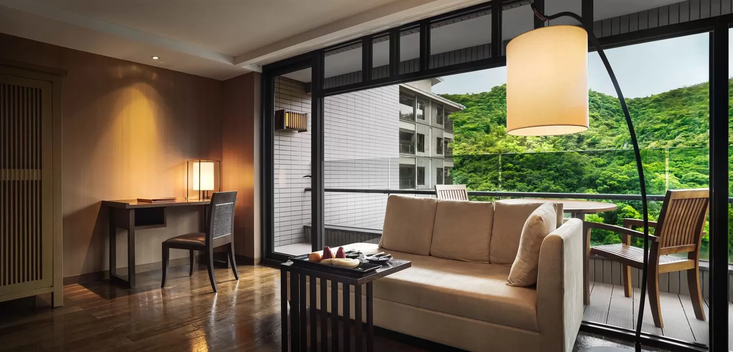 Living room in Grand View Resort Beitou