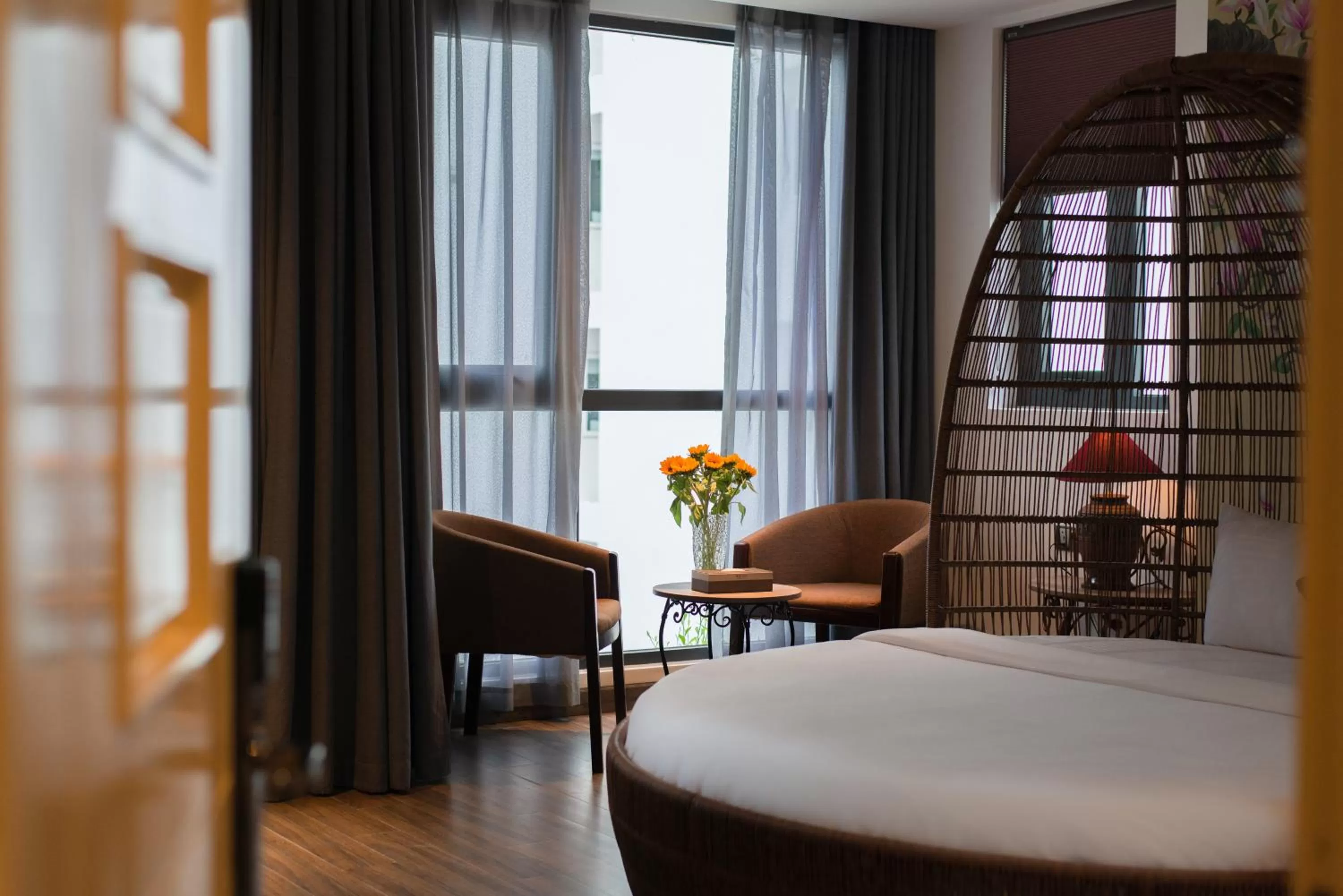 Bed in Aaron Boutique Hotel