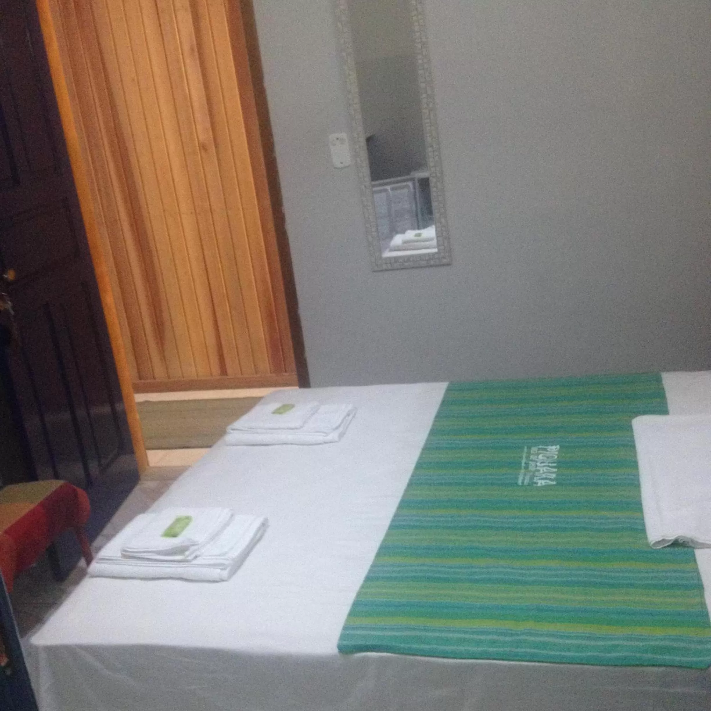 Bed in Pousada Piquara