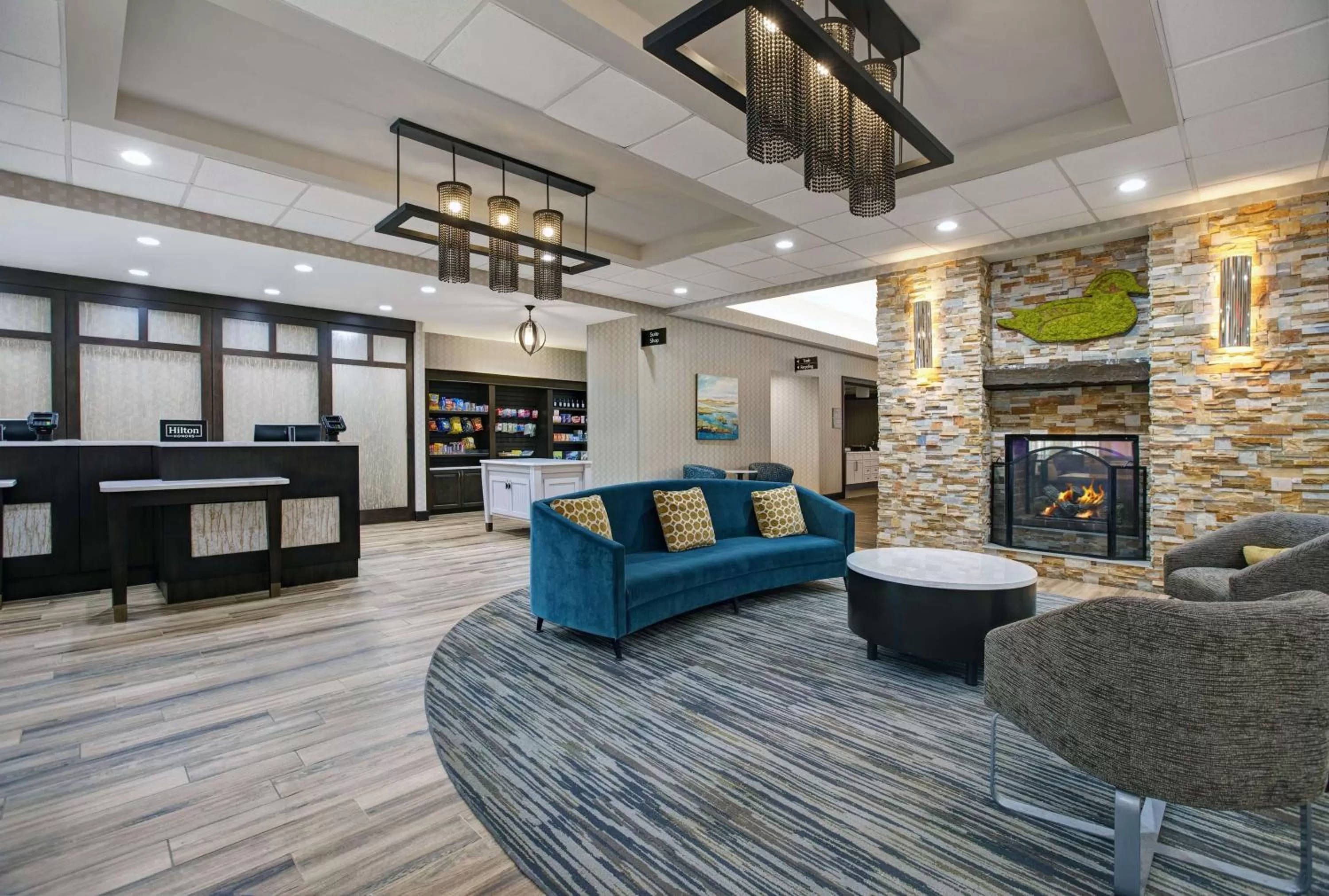 Lobby or reception in Homewood Suites Charlotte Ayrsley