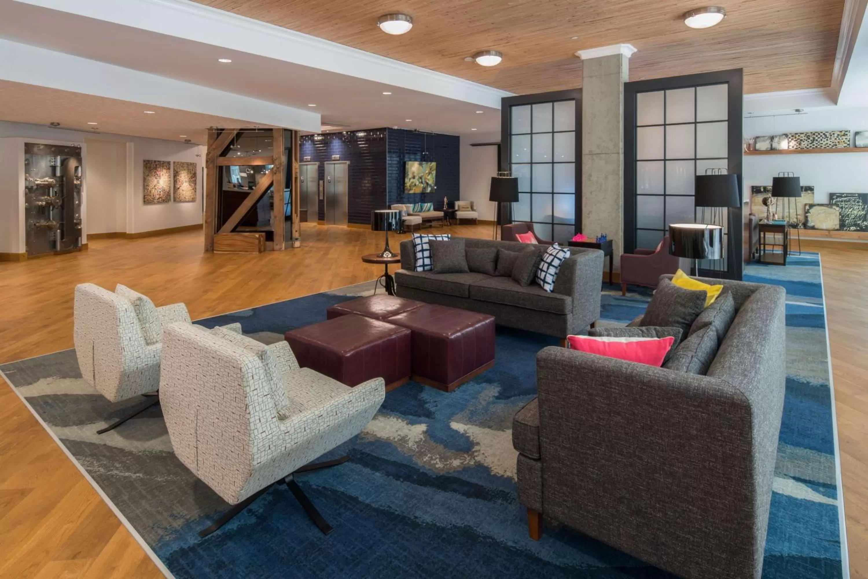 Lobby or reception in Hampton Inn And Suites By Hilton Portland-Pearl District