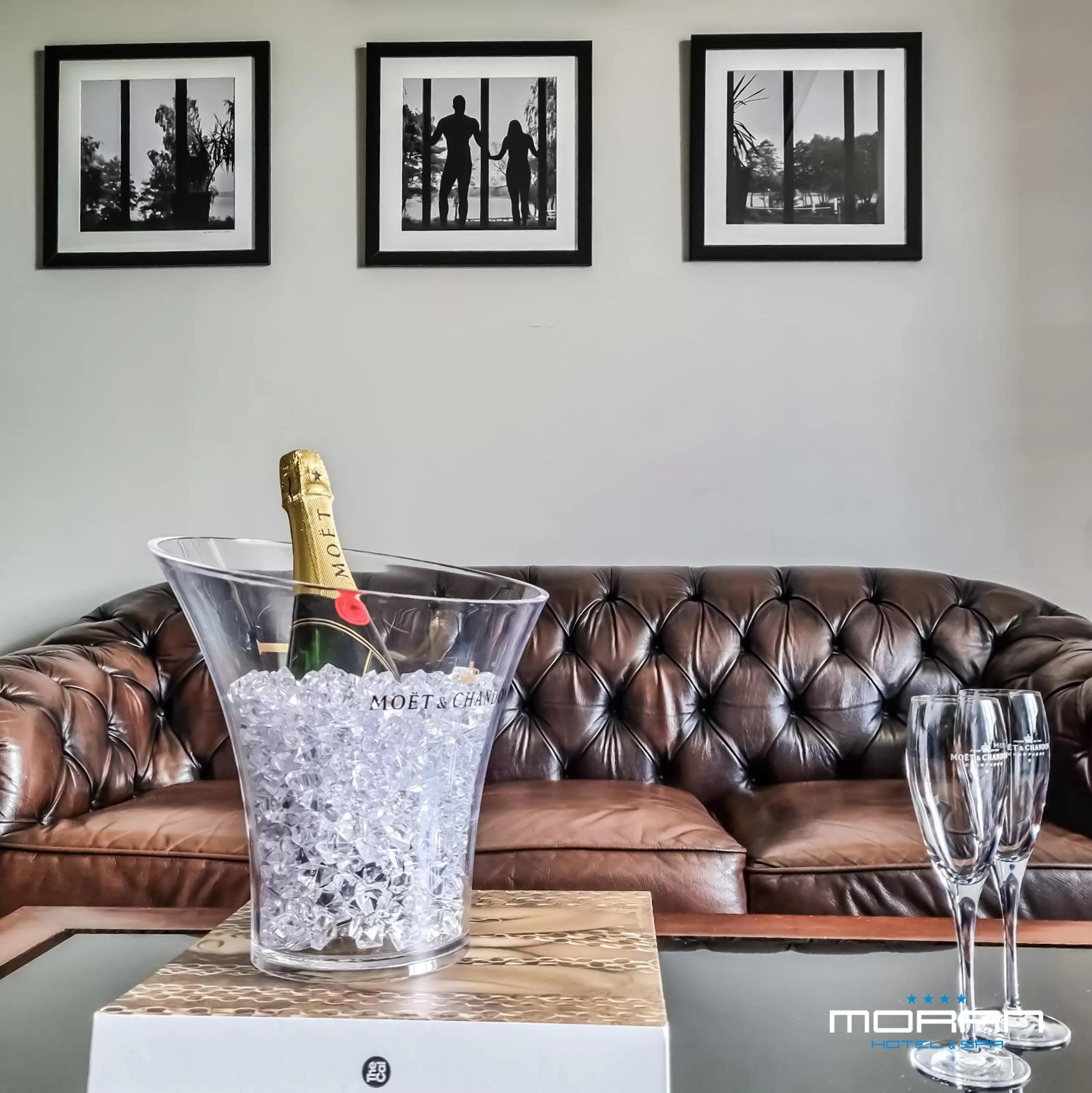 Seating area in Hotel Moran & SPA