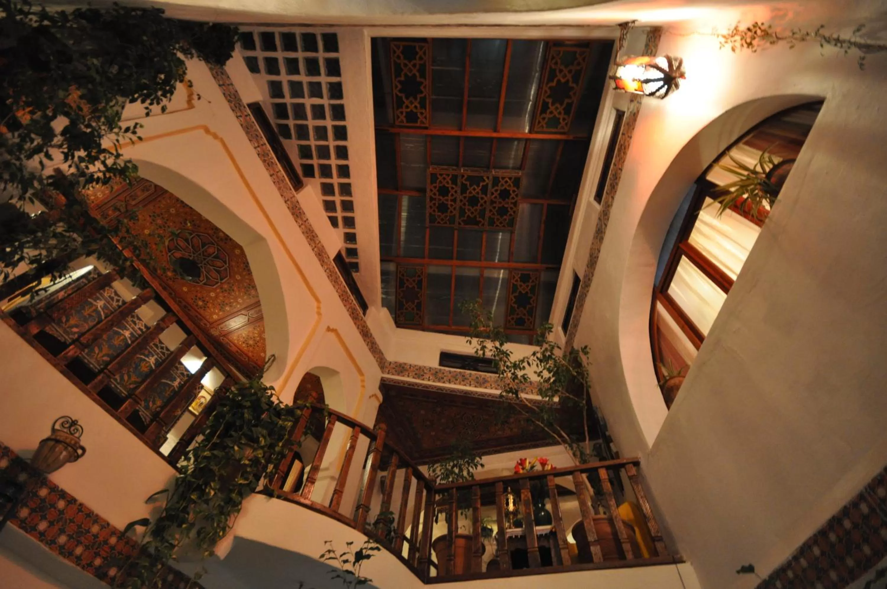 Decorative detail in Dar Meziana