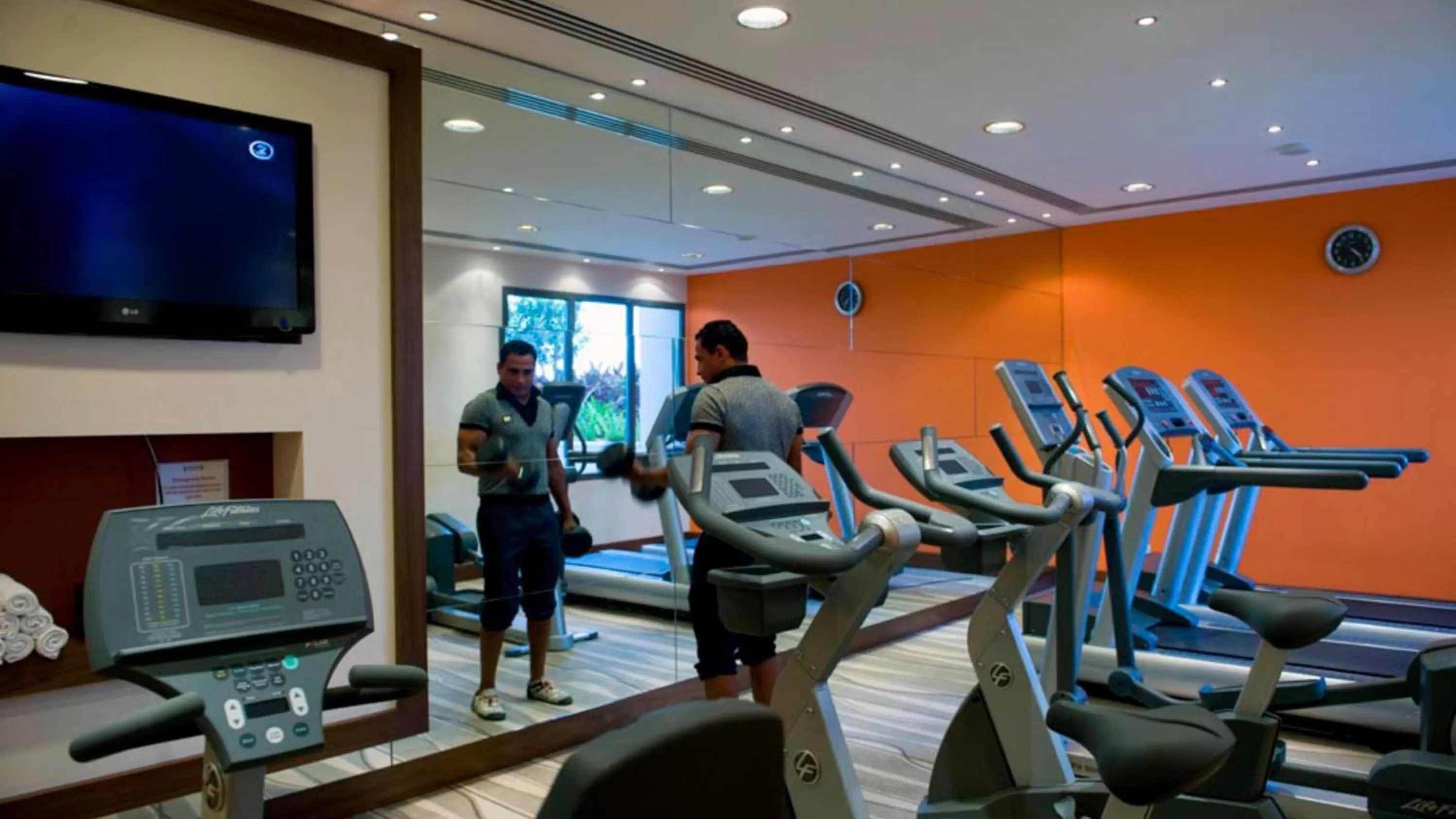 Fitness centre/facilities in Staybridge Suites Yas Island Abu Dhabi by IHG