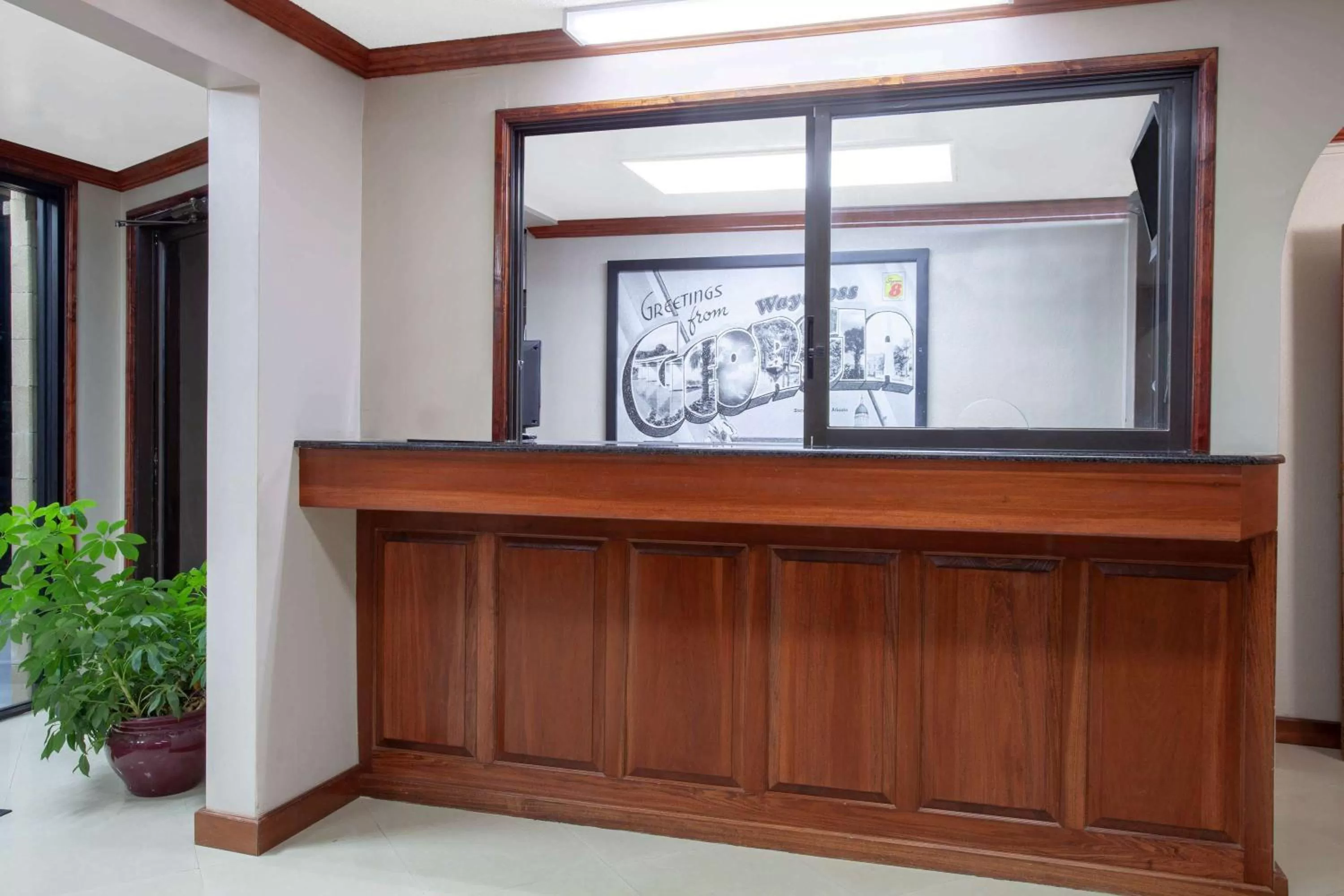 Lobby or reception in Super 8 by Wyndham Waycross GA