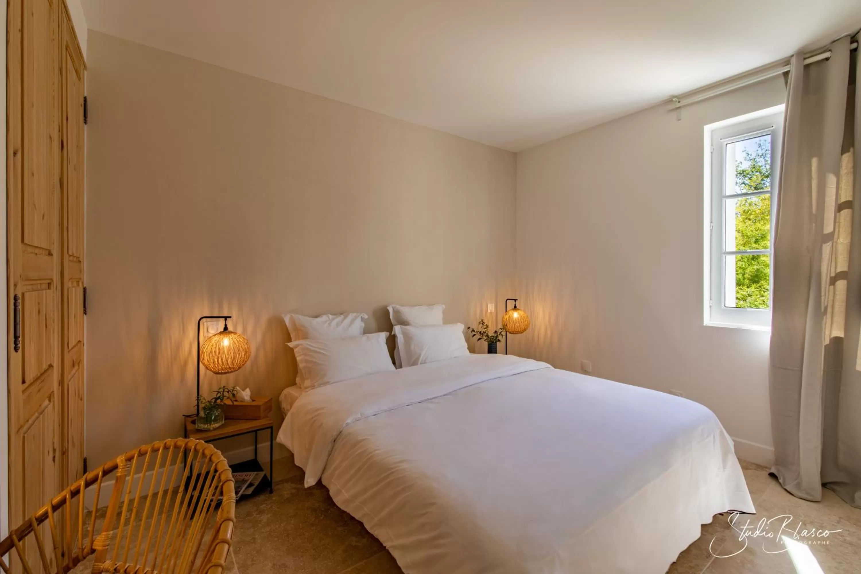 Bed in Moulin de la Roque