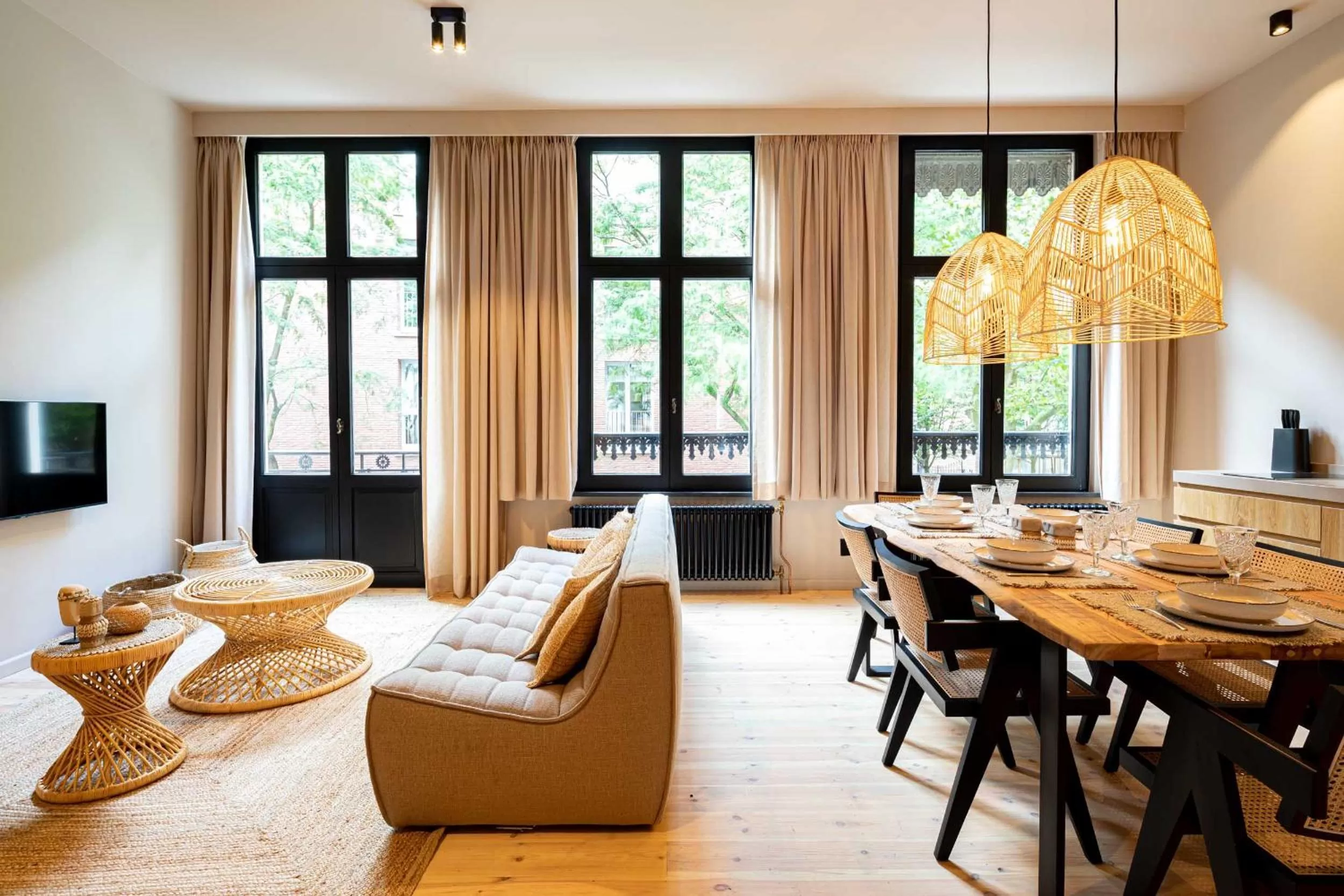 Living room in BTFL Living Antwerp