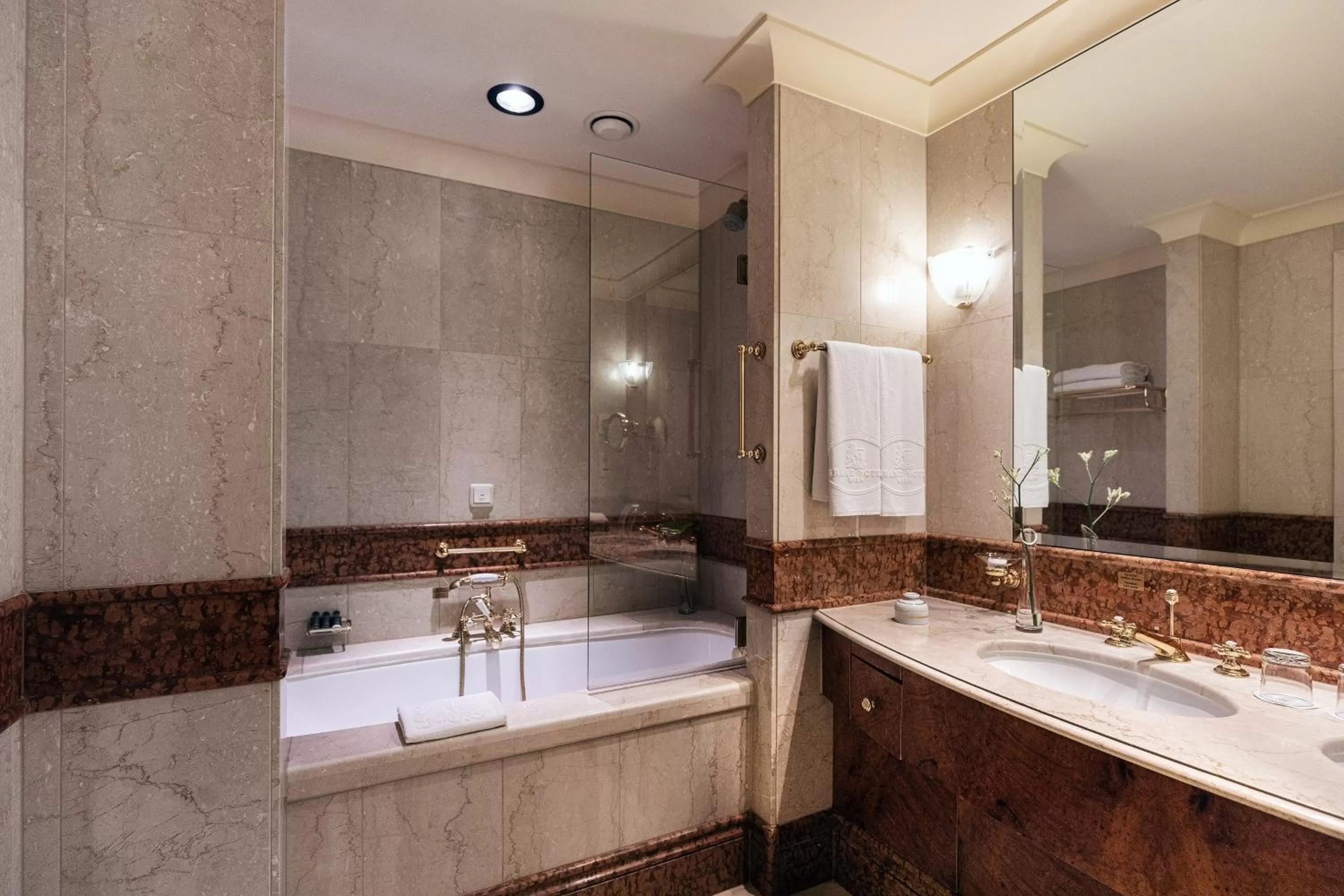 Bathroom in Grand Hotel Wien