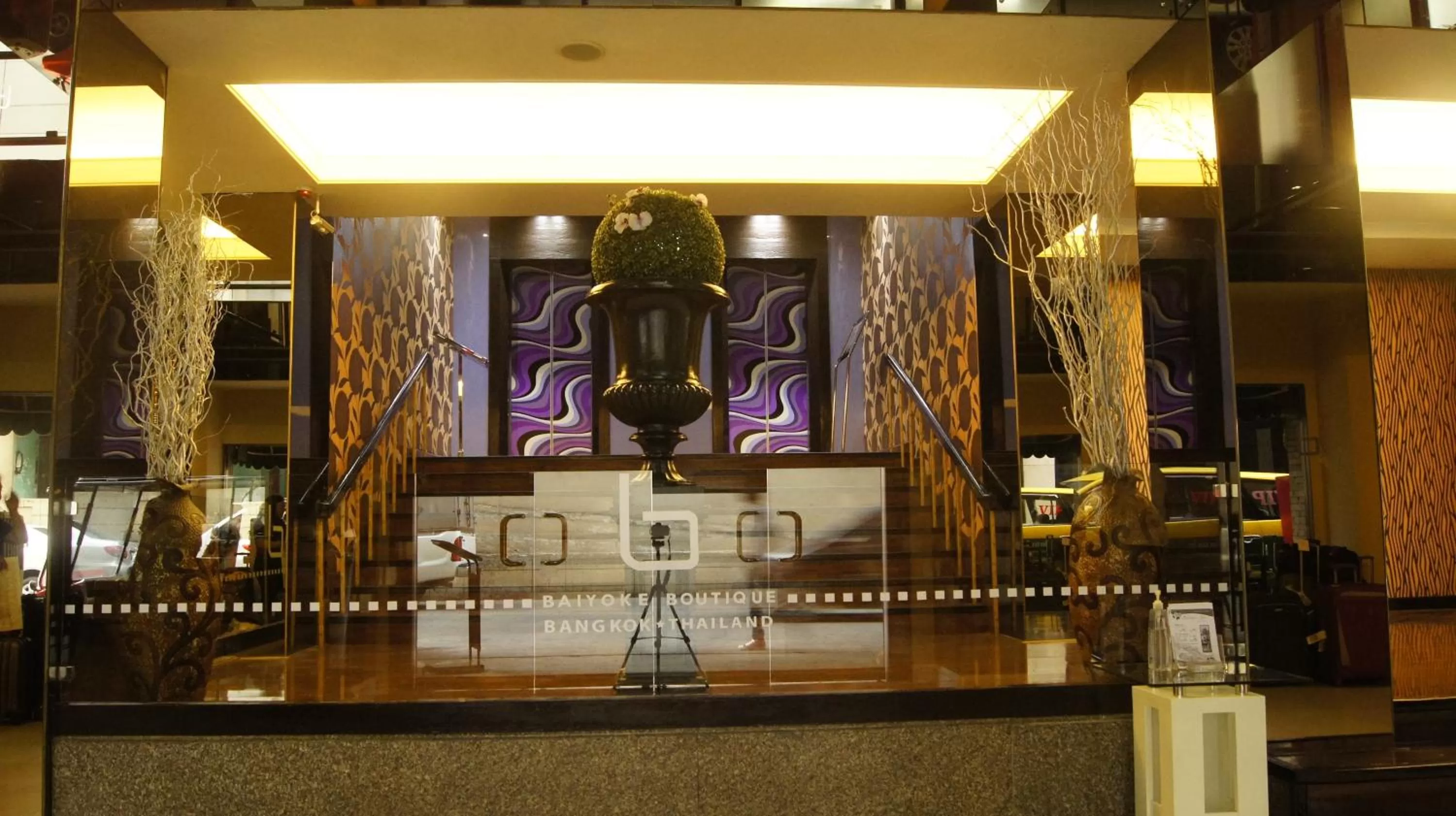 Decorative detail in Baiyoke Boutique Hotel