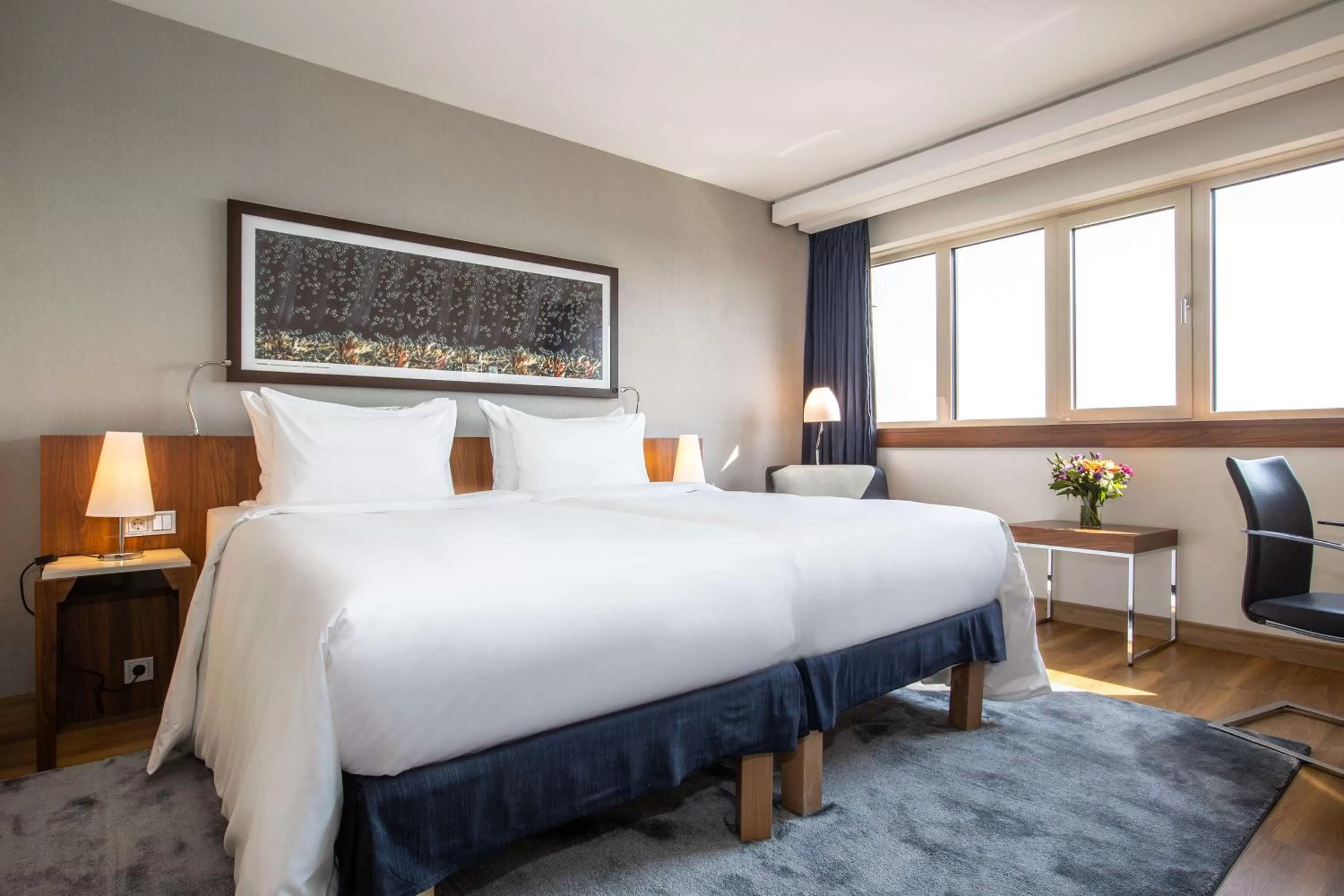 Photo of the whole room, Bed in Radisson Blu Hotel, Hamburg