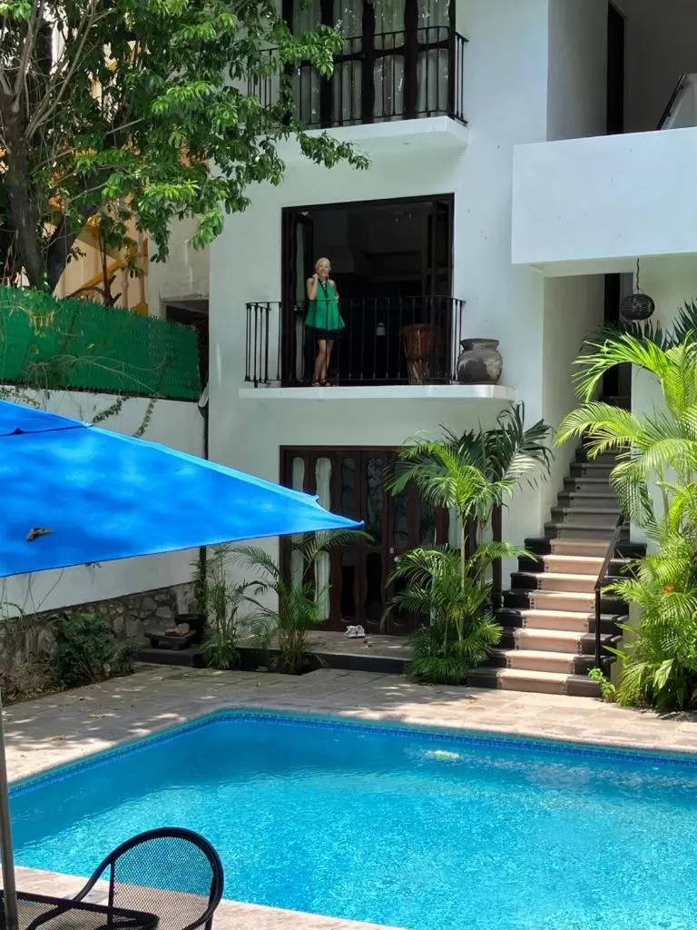 Garden view in Ceiba Studios