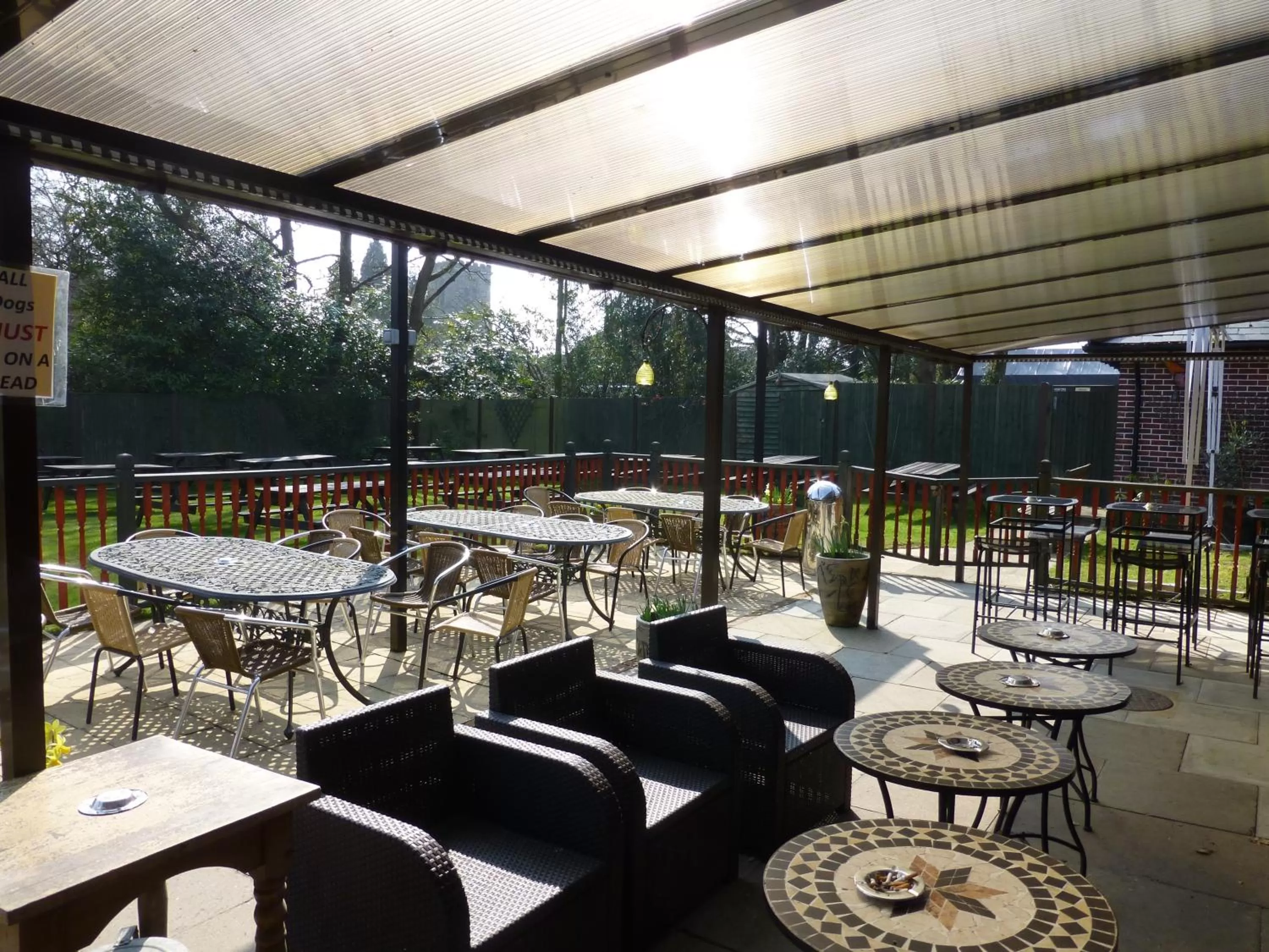 Patio in Camden Arms Hotel