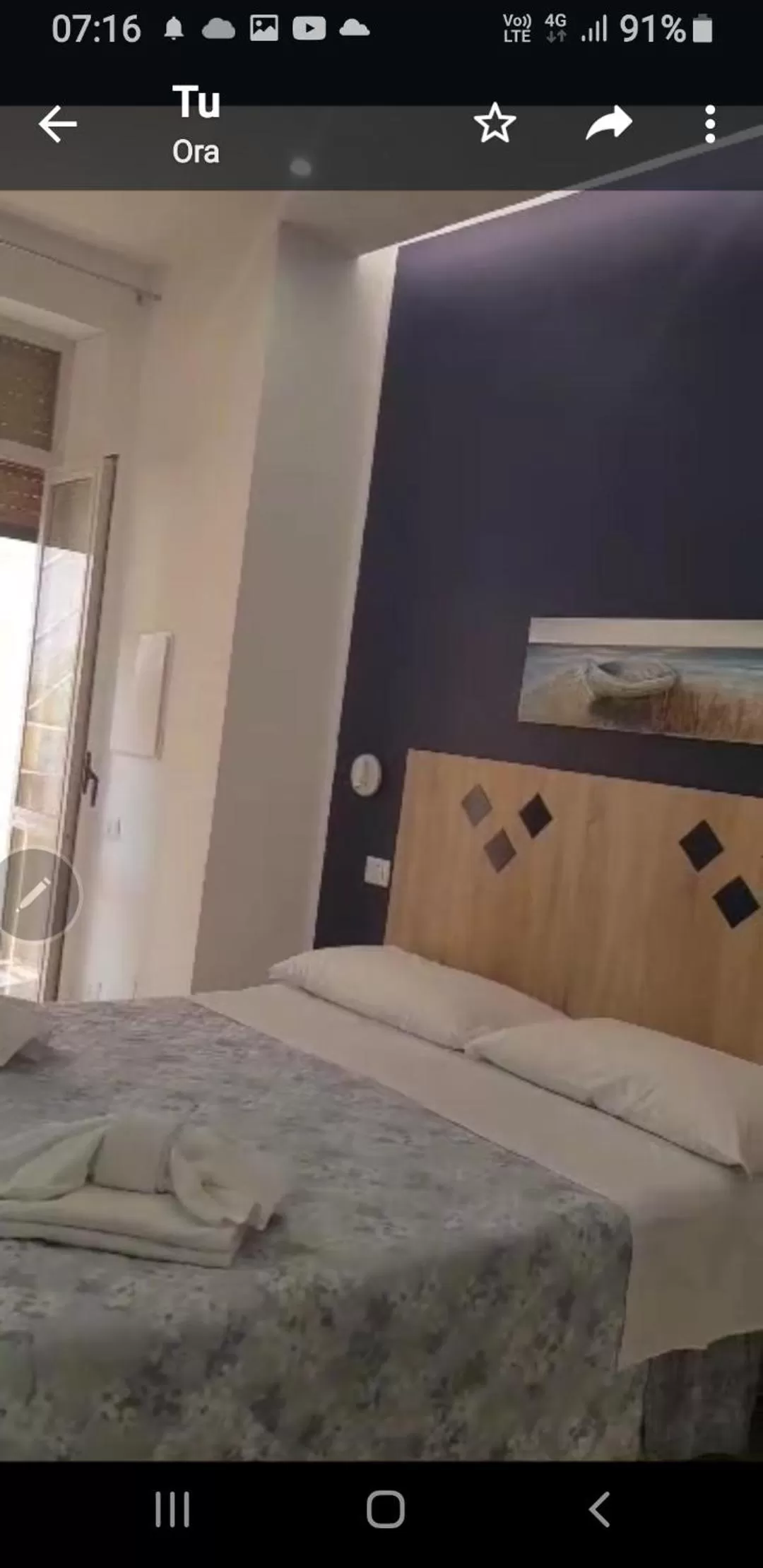 Bed in B&B DieMme Amalfi Coast