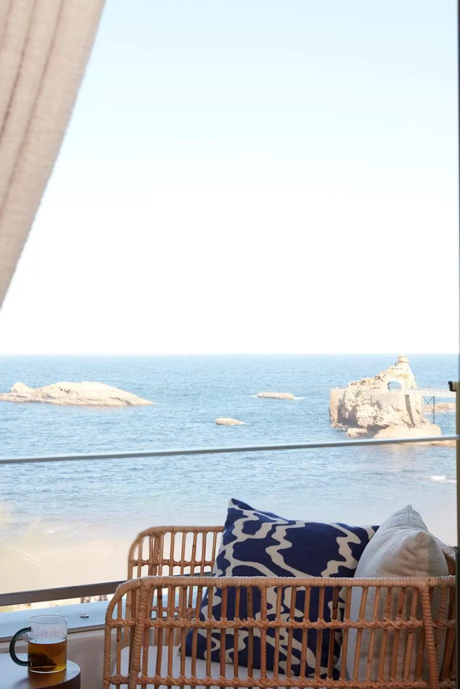 Sea view in Hôtel de La Plage