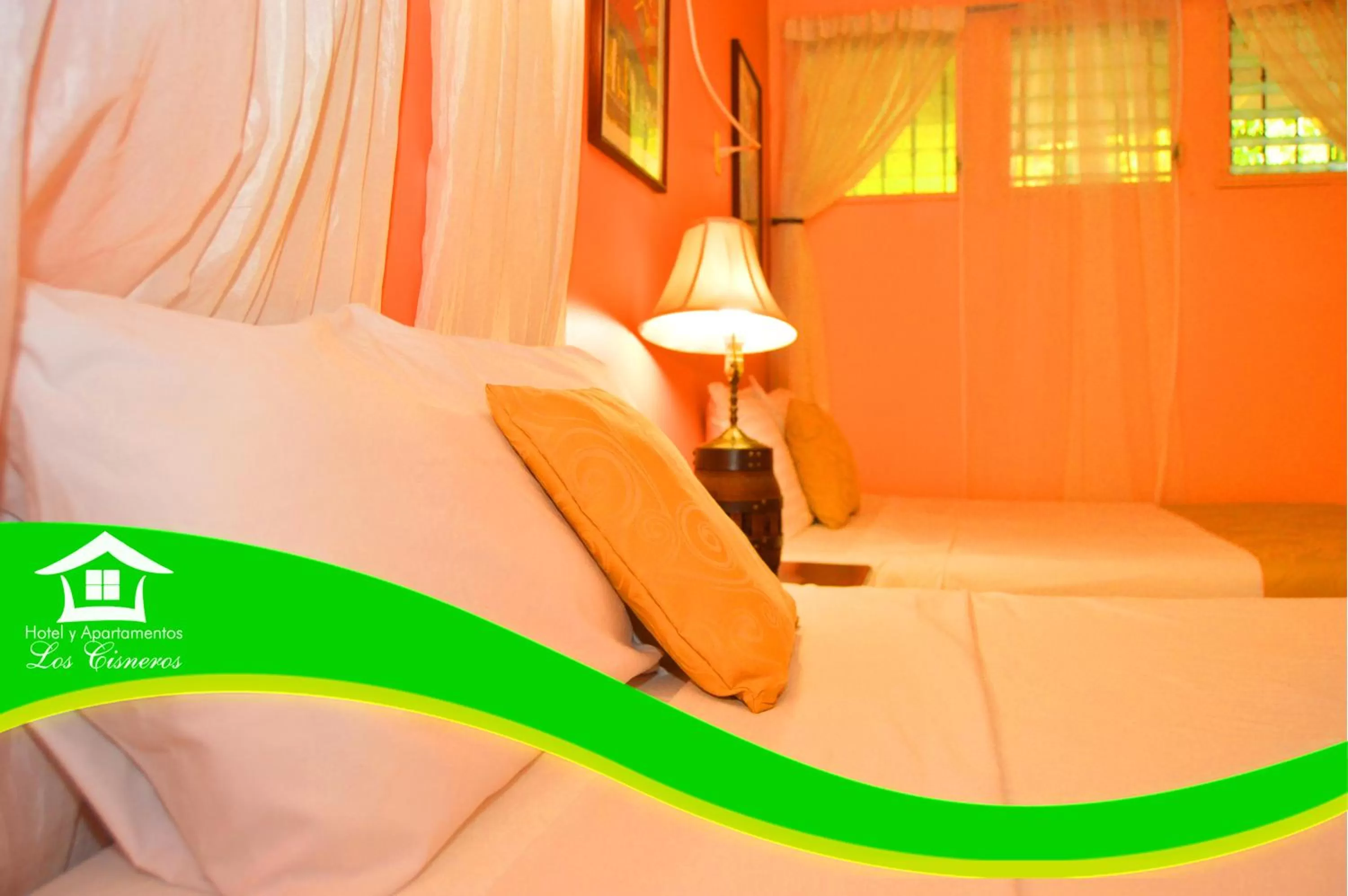 Bedroom, Bed in Hotel y Apartments Los Cisneros